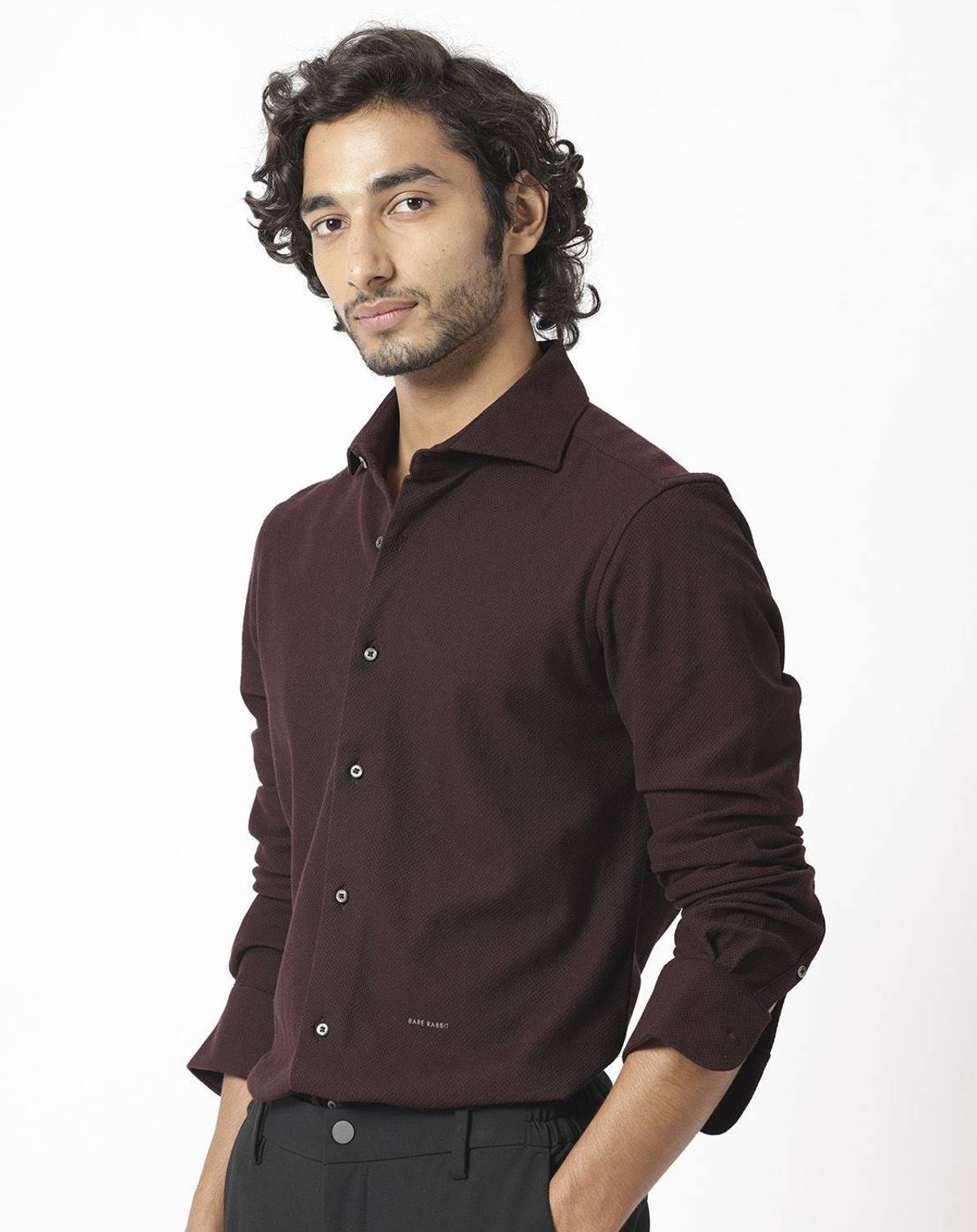RARE RABBIT Men Brown Casual Shirt - Image 2
