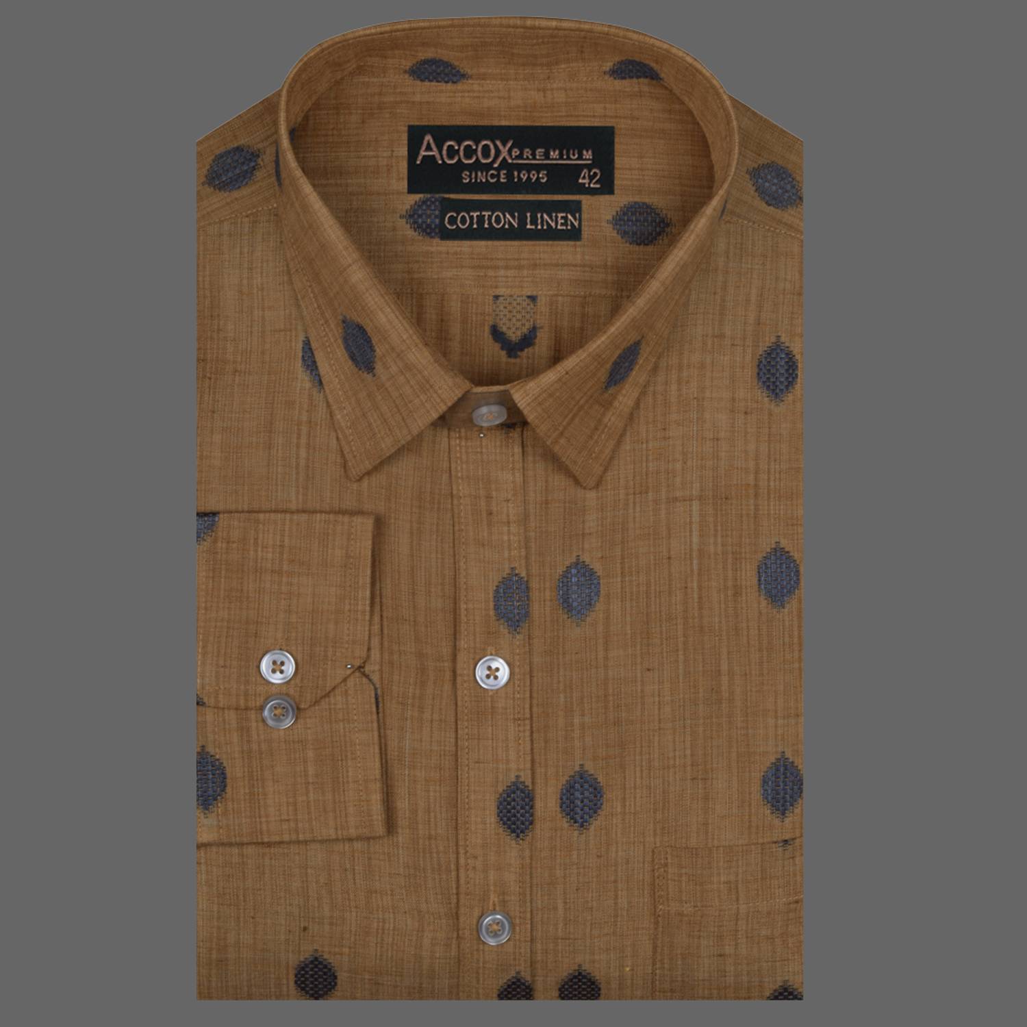 ACCOX Men Printed Formal Multicolor Shirt