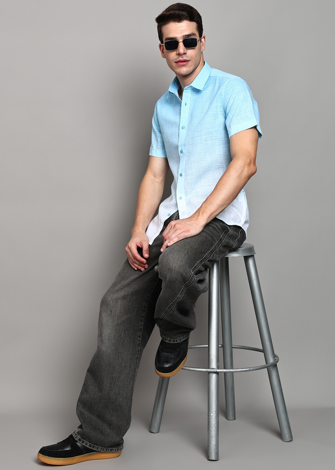 Image of KILLER Men Slim Fit Dyed /Ombre Casual Shirt