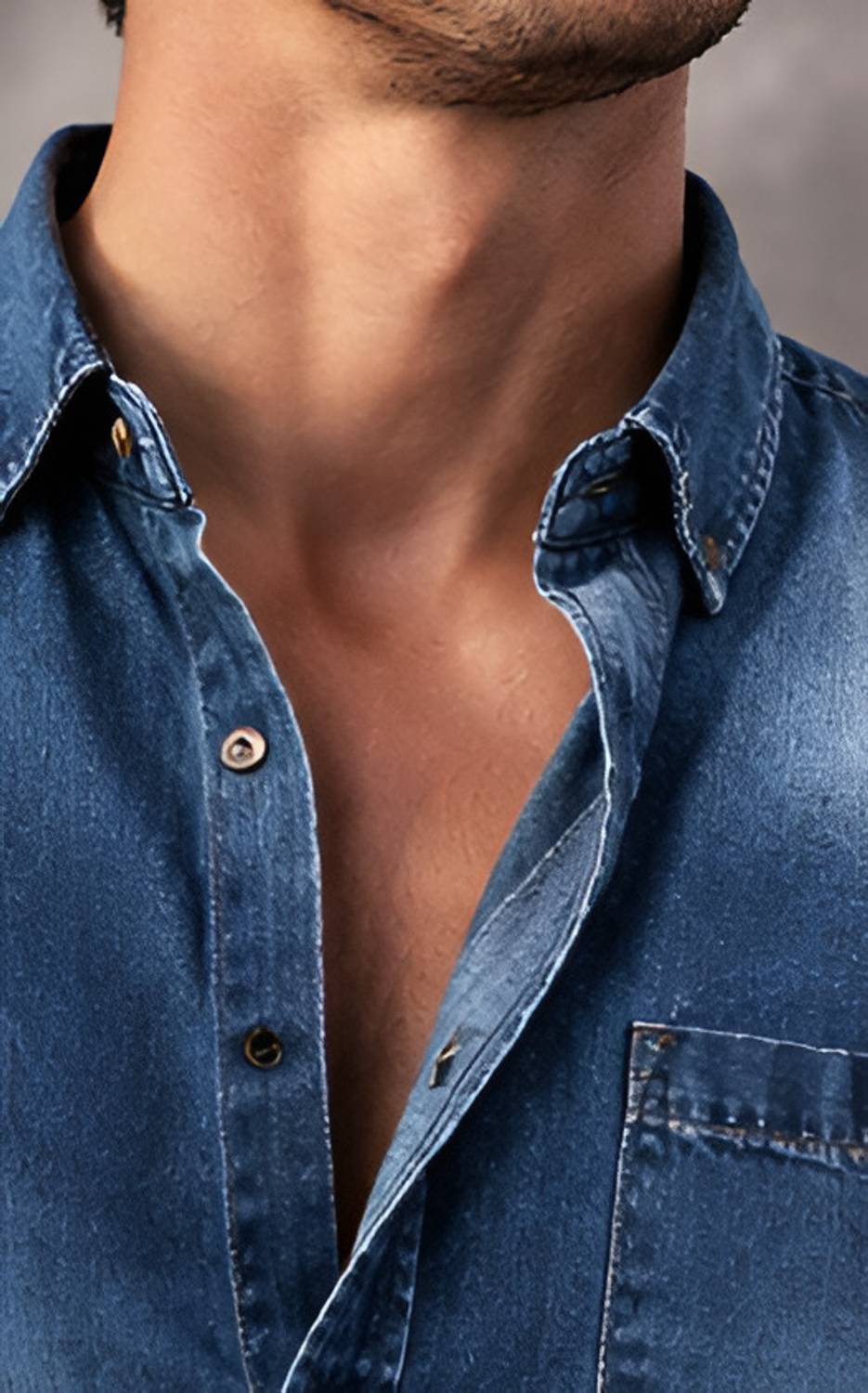 Modernity Men Blue Casual Shirt - Image 4