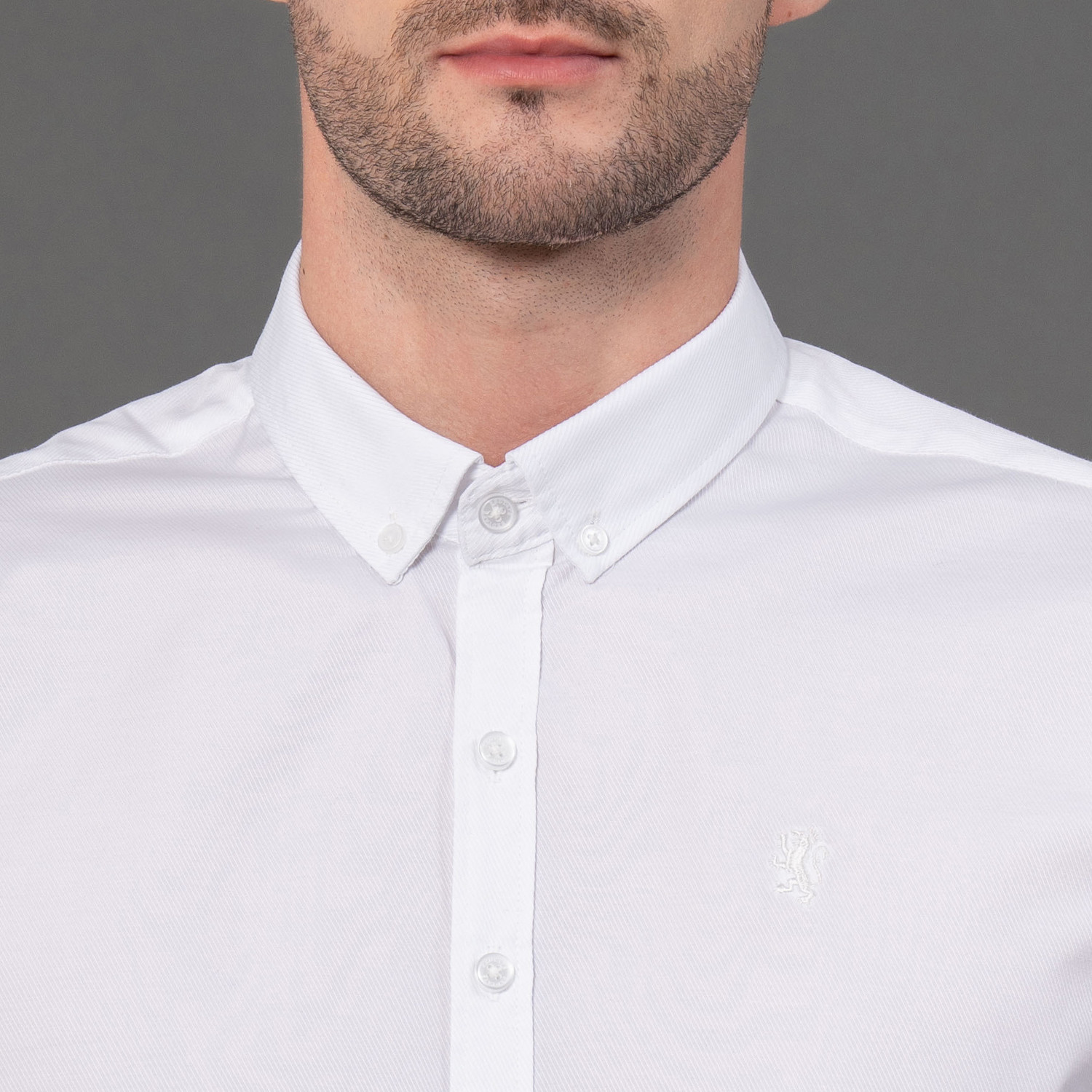 Image of RED TAPE Men Solid Casual White Shirt