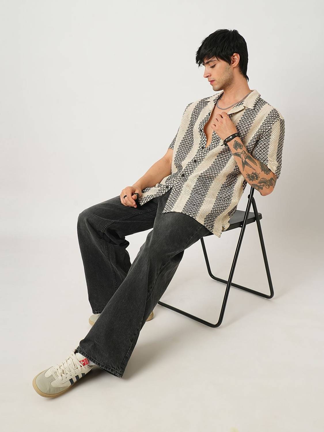 VASTRADO Men Beige Casual Shirt - Image 5