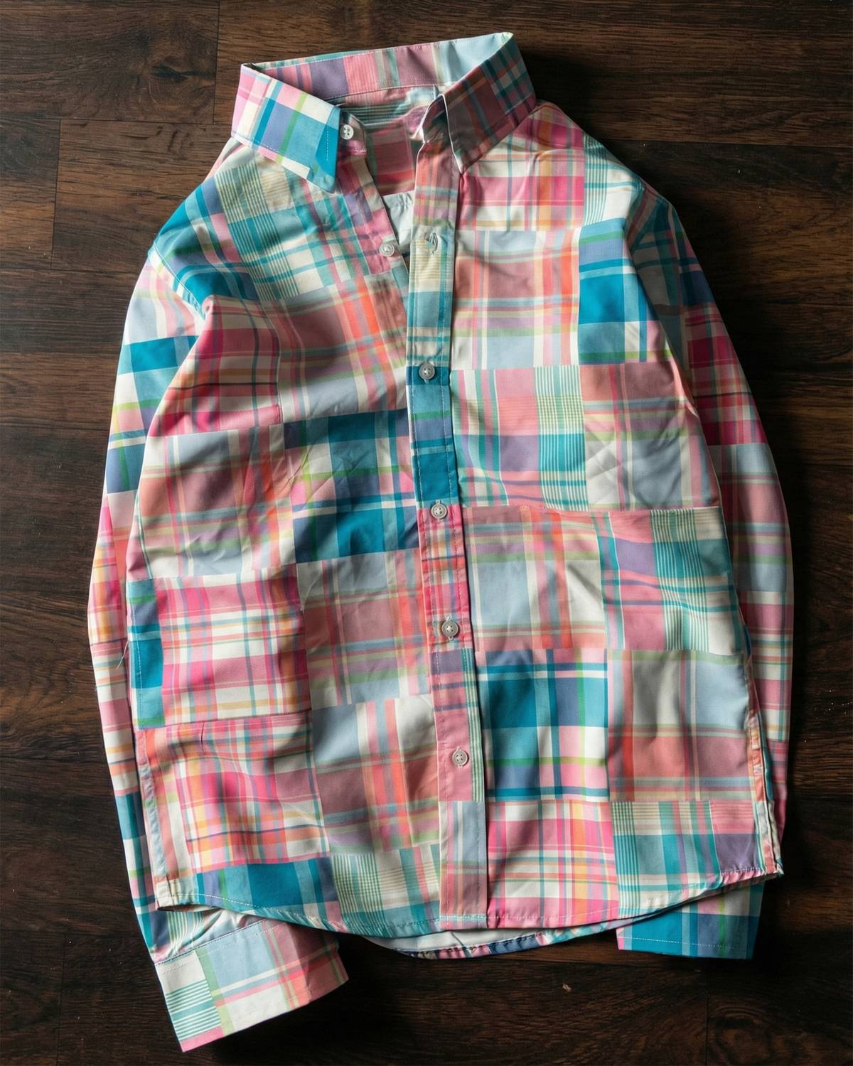 N AND J Men Checkered Multicolor Shirt - Image 1
