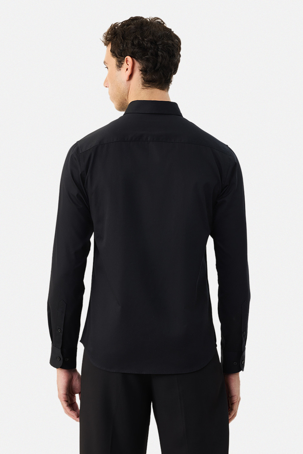 Image of Snitch Men Embellished Formal Black Shirt