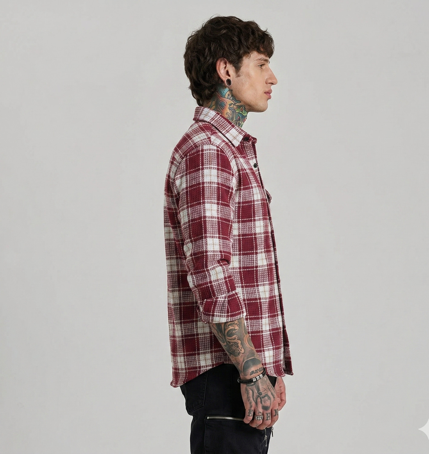 Image of shivay enterprise Men Checkered Casual Multicolor Shirt