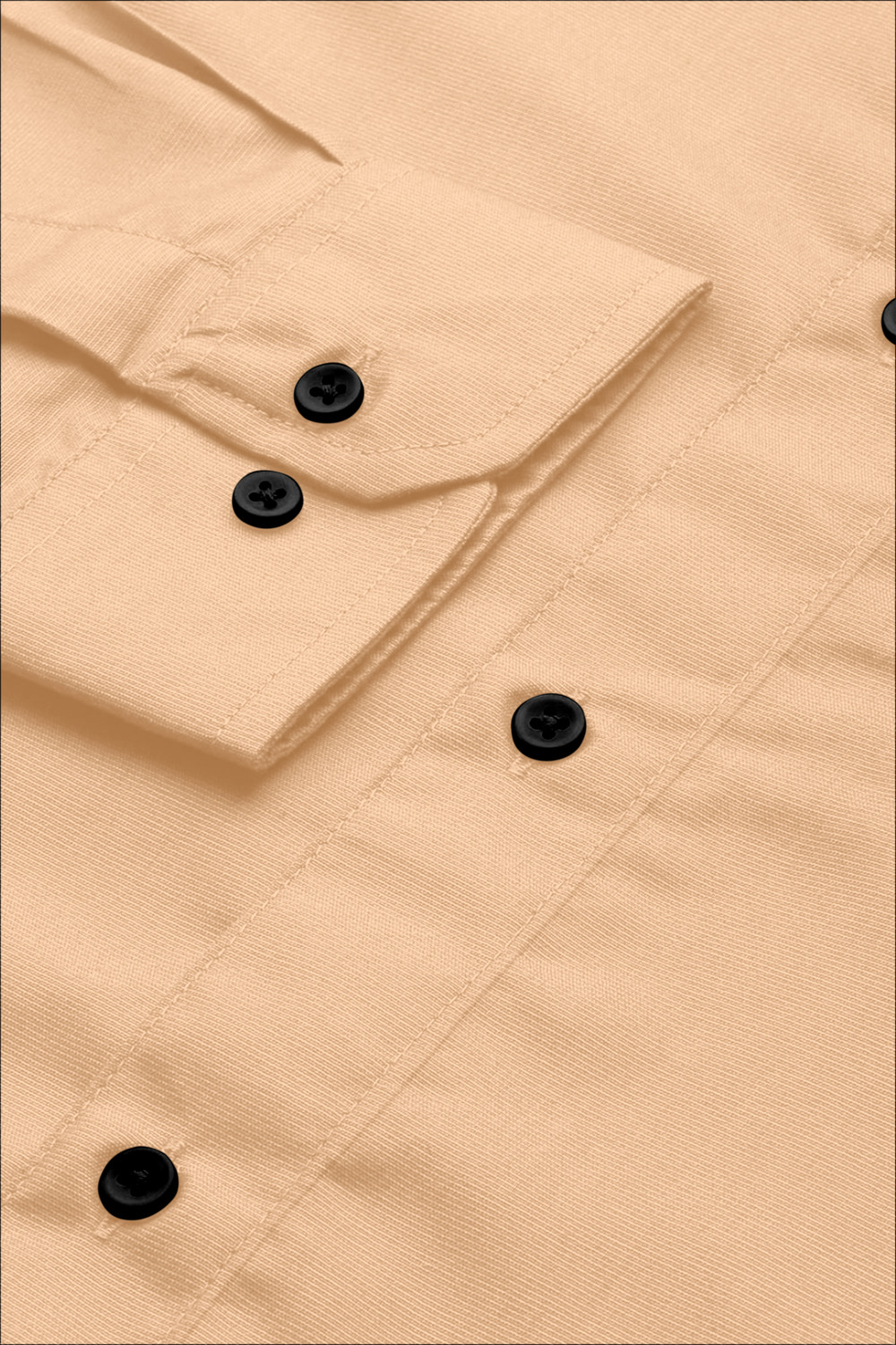 Image of LUNGER Men Solid Casual Cream Shirt