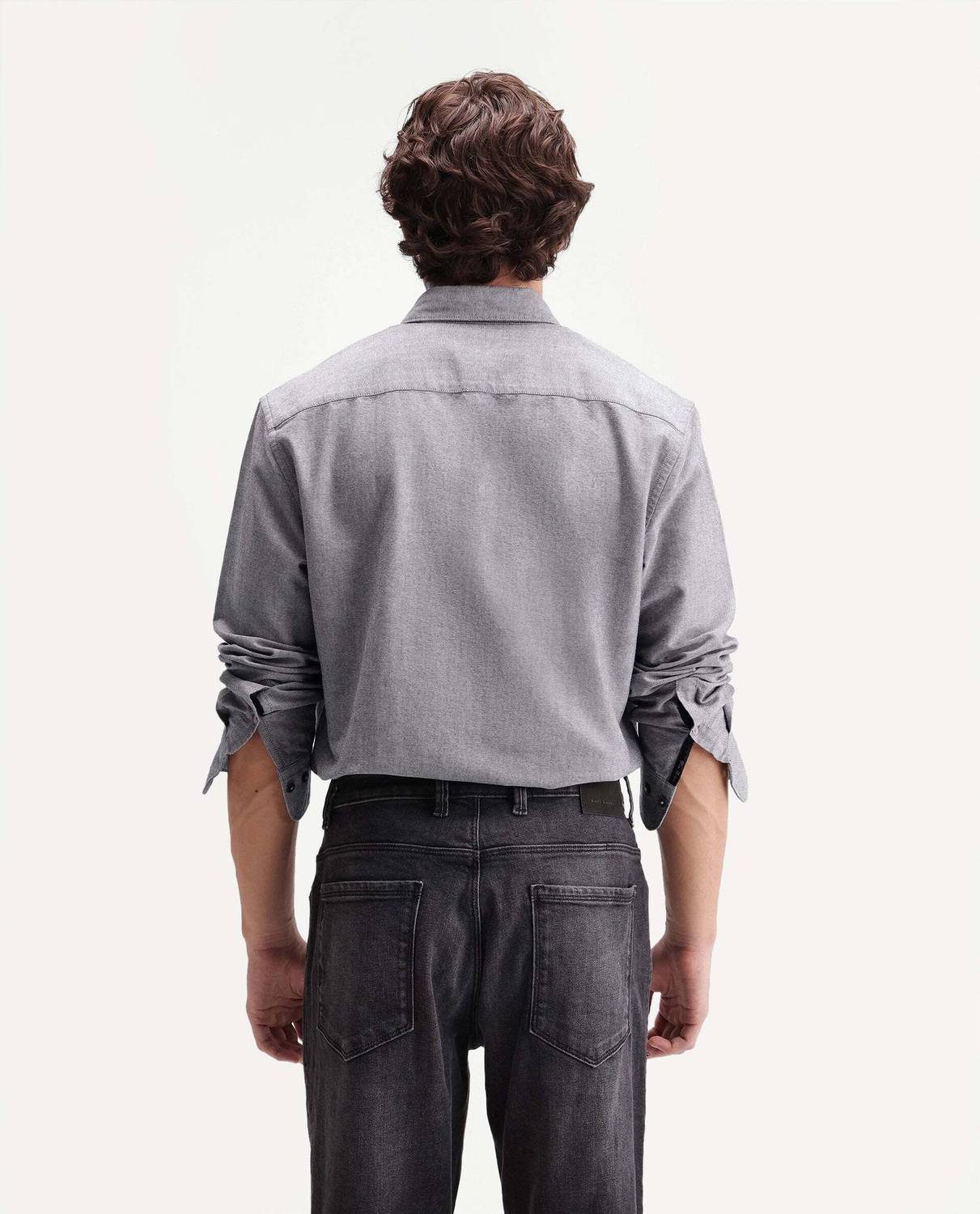 RARE RABBIT Men Grey Casual Shirt - Image 4