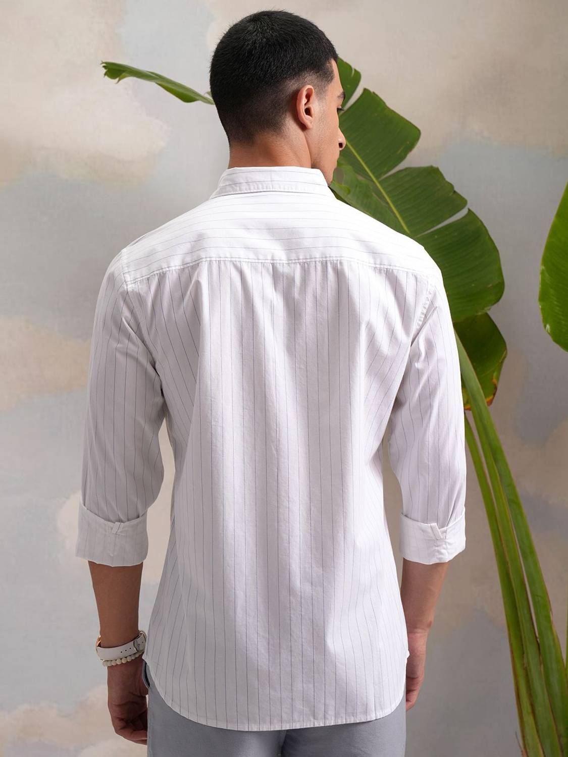 HIGHLANDER Men Striped Multicolor Shirt - Image 2
