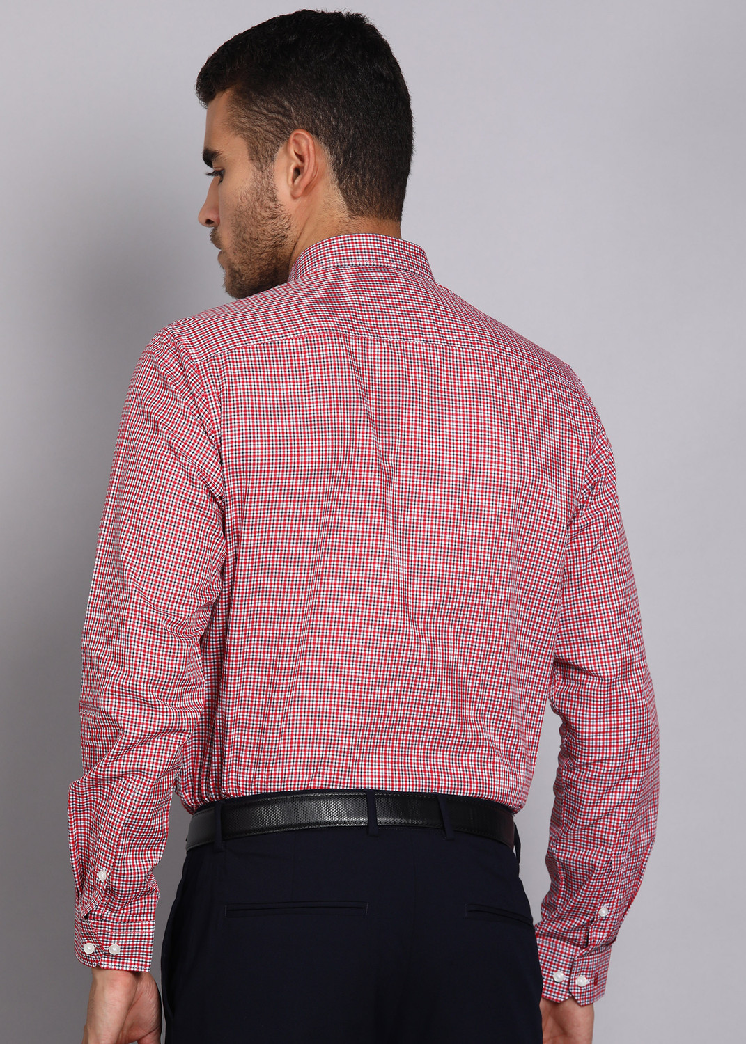 Image of PETER ENGLAND Men Checkered Formal Multicolor Shirt
