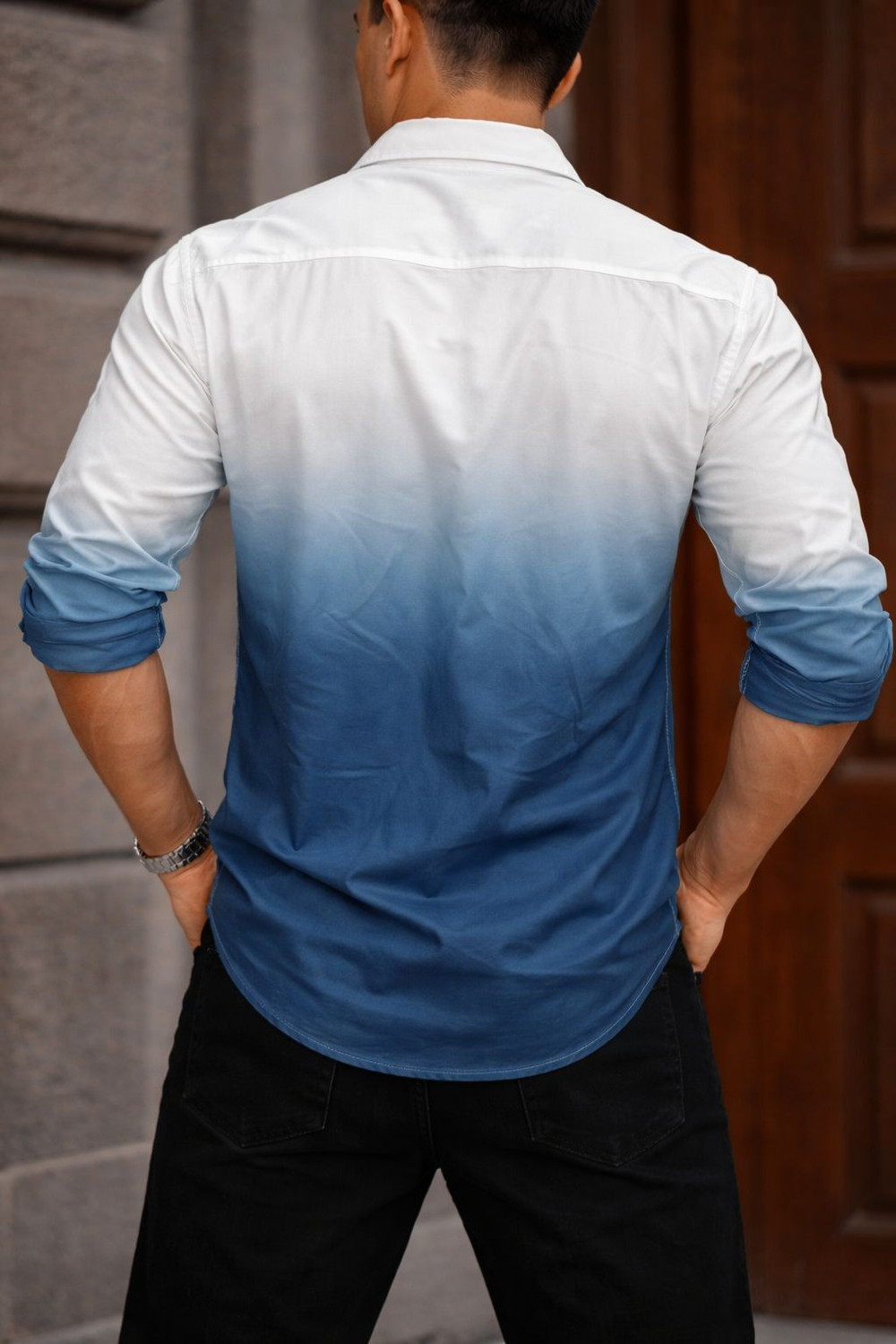 Image of LENUS Men Printed Party Multicolor Shirt