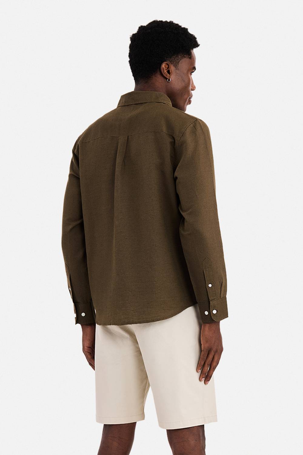 Snitch Men Brown Casual Shirt - Image 5