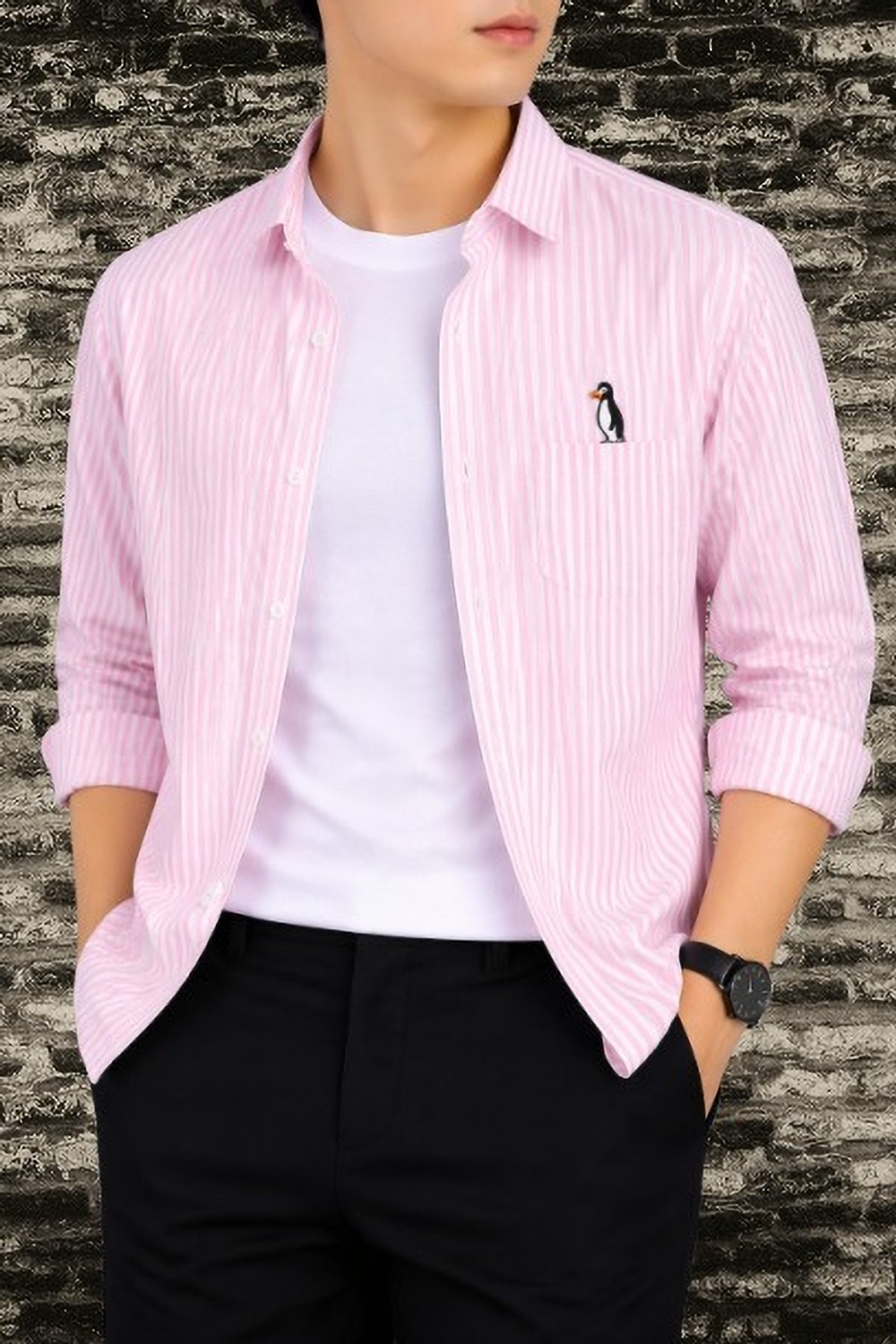 Image of TYRELL Men Striped Casual Multicolor Shirt