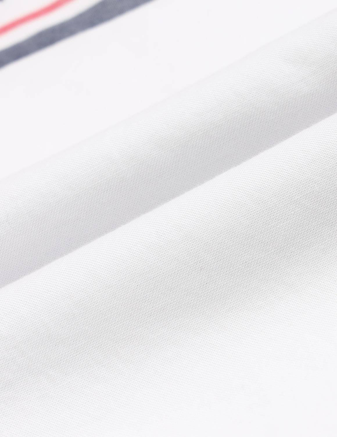 U.S. POLO ASSN. Men Striped Casual White Shirt - Image 2