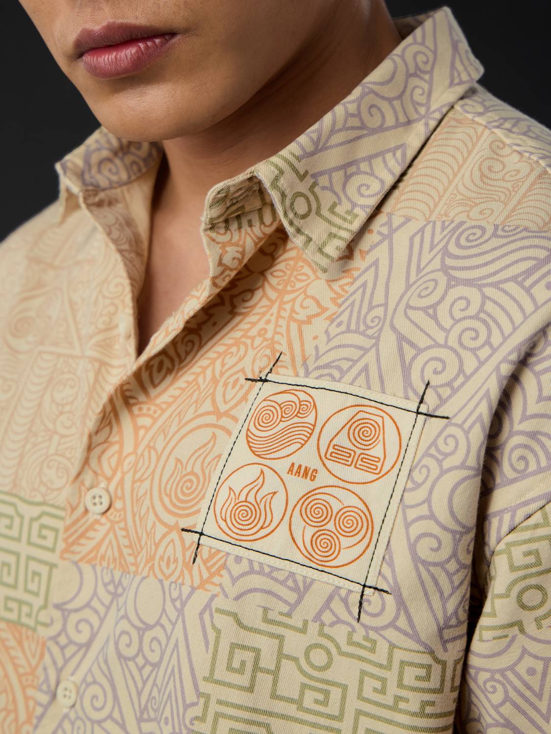 The Souled Store Men Cream Printed Casual Shirt - Image 3