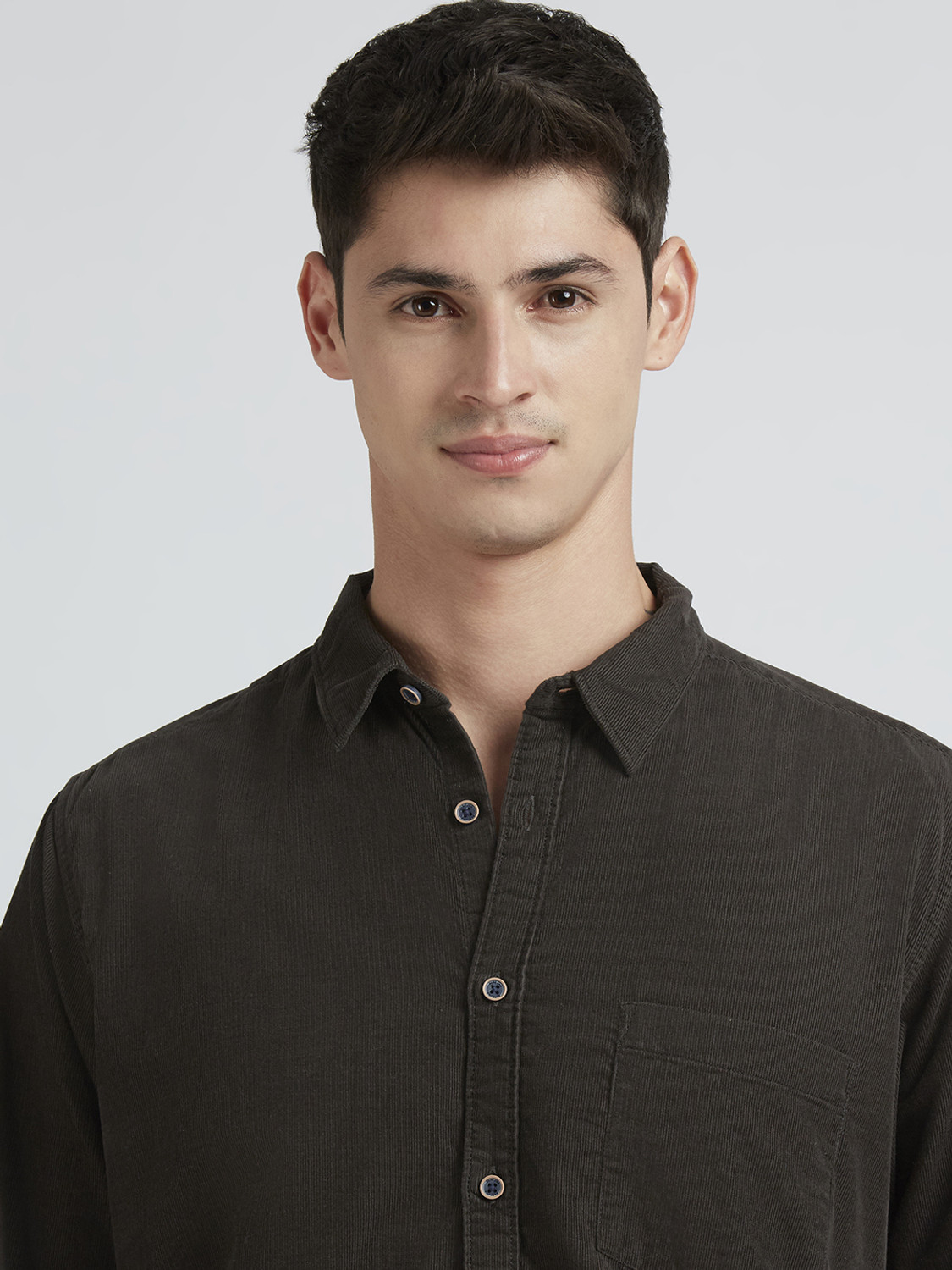 Image of Pepe Jeans Men Solid Casual Green Shirt