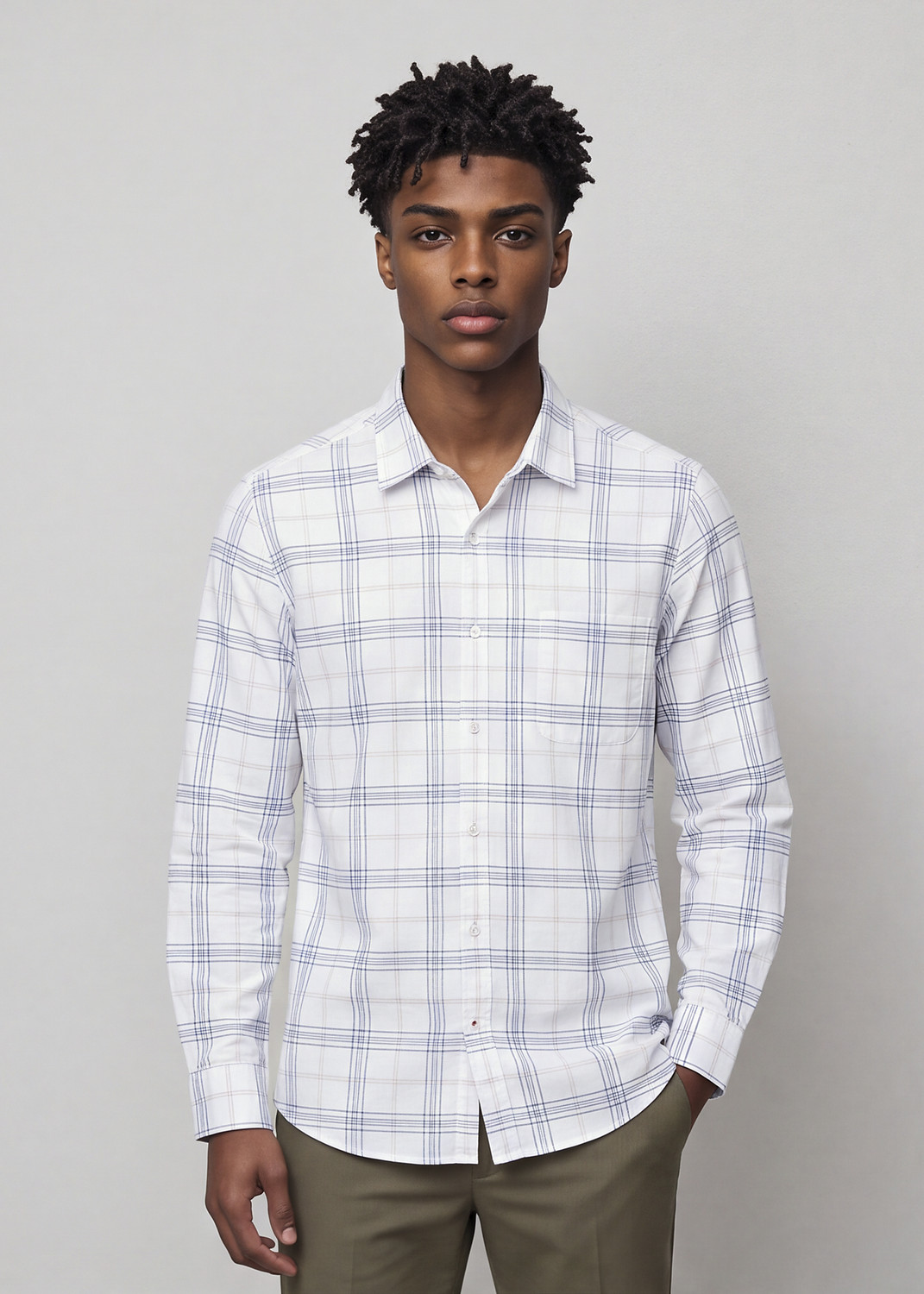 Image of KILLER Men Slim Fit Checkered Casual Shirt