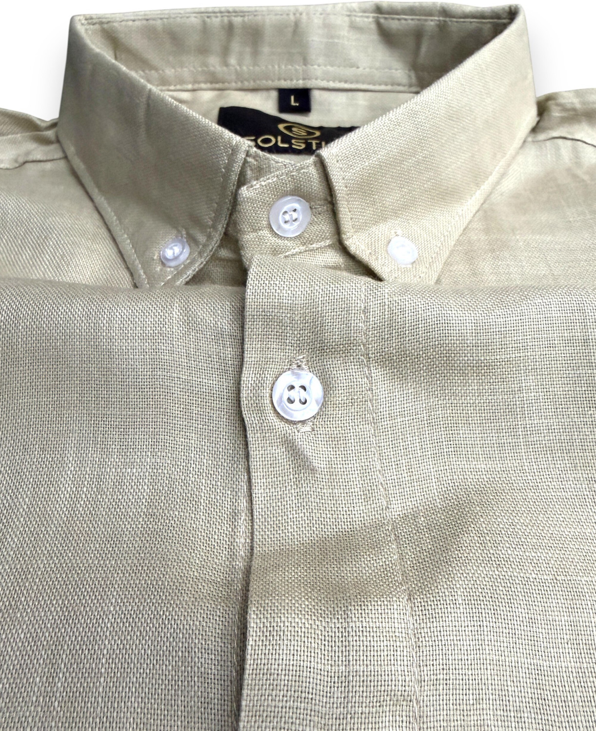 Image of METRONAUT Men Solid Casual Beige Shirt