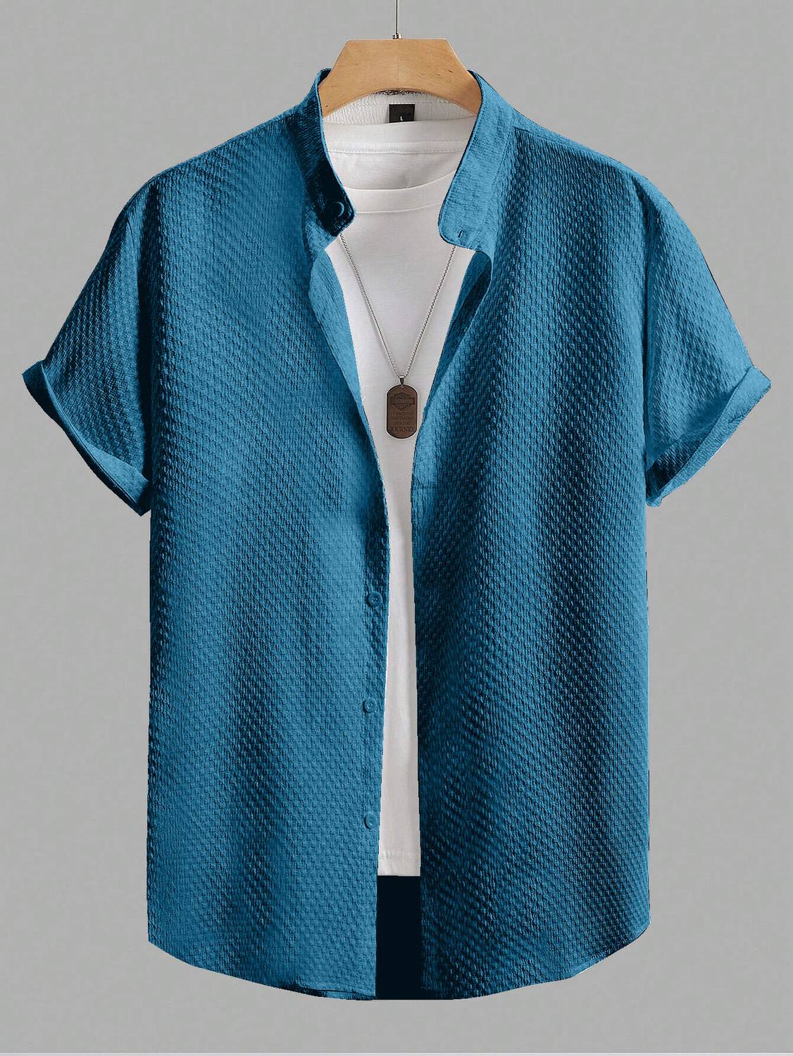 MOXTE Men Self Design Casual Multicolor Shirt