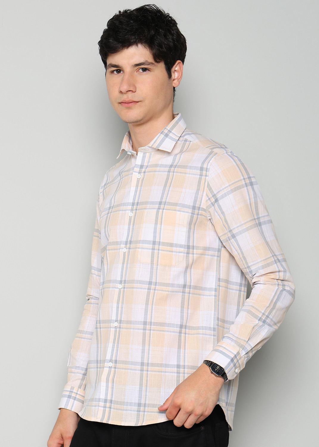 Image of INTEGRITI Men Checkered Casual Multicolor Shirt