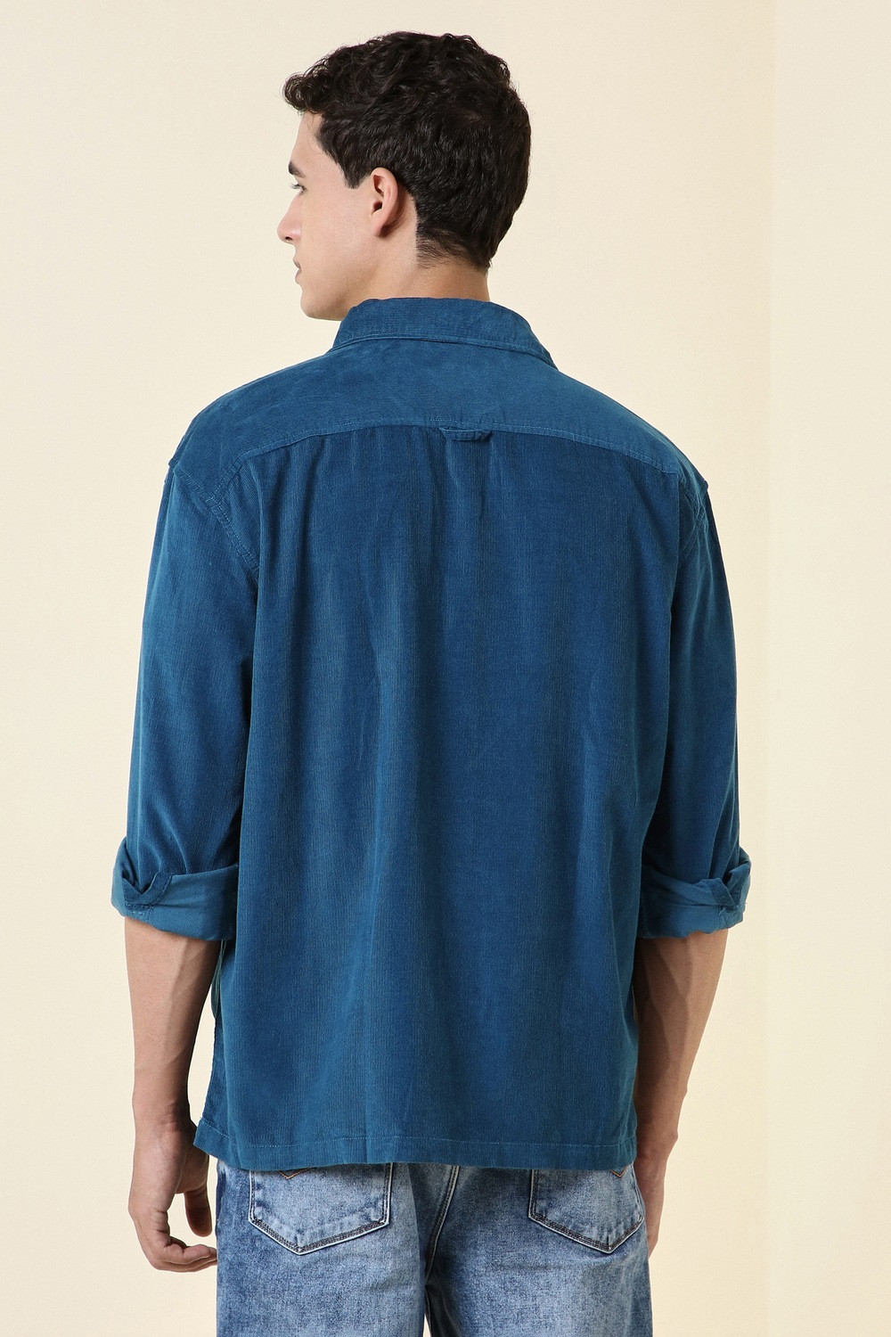 Image of Allen Solly Men Slim Fit Solid Casual Shirt