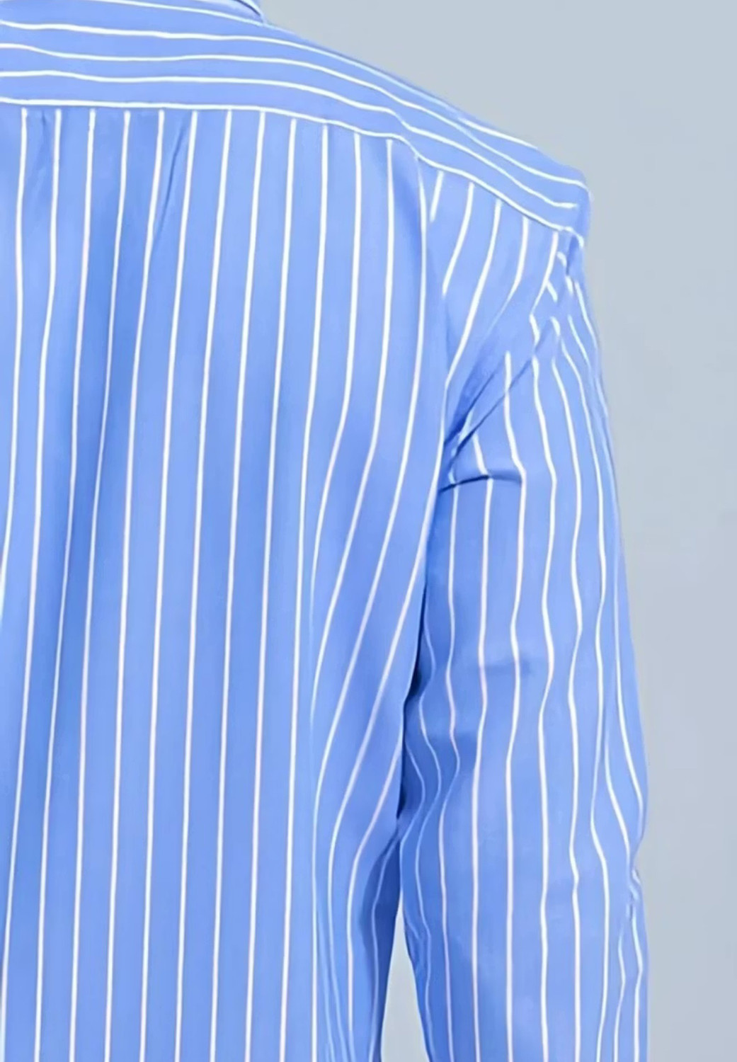Image of METRONAUT Men Striped Casual Dark Blue Shirt