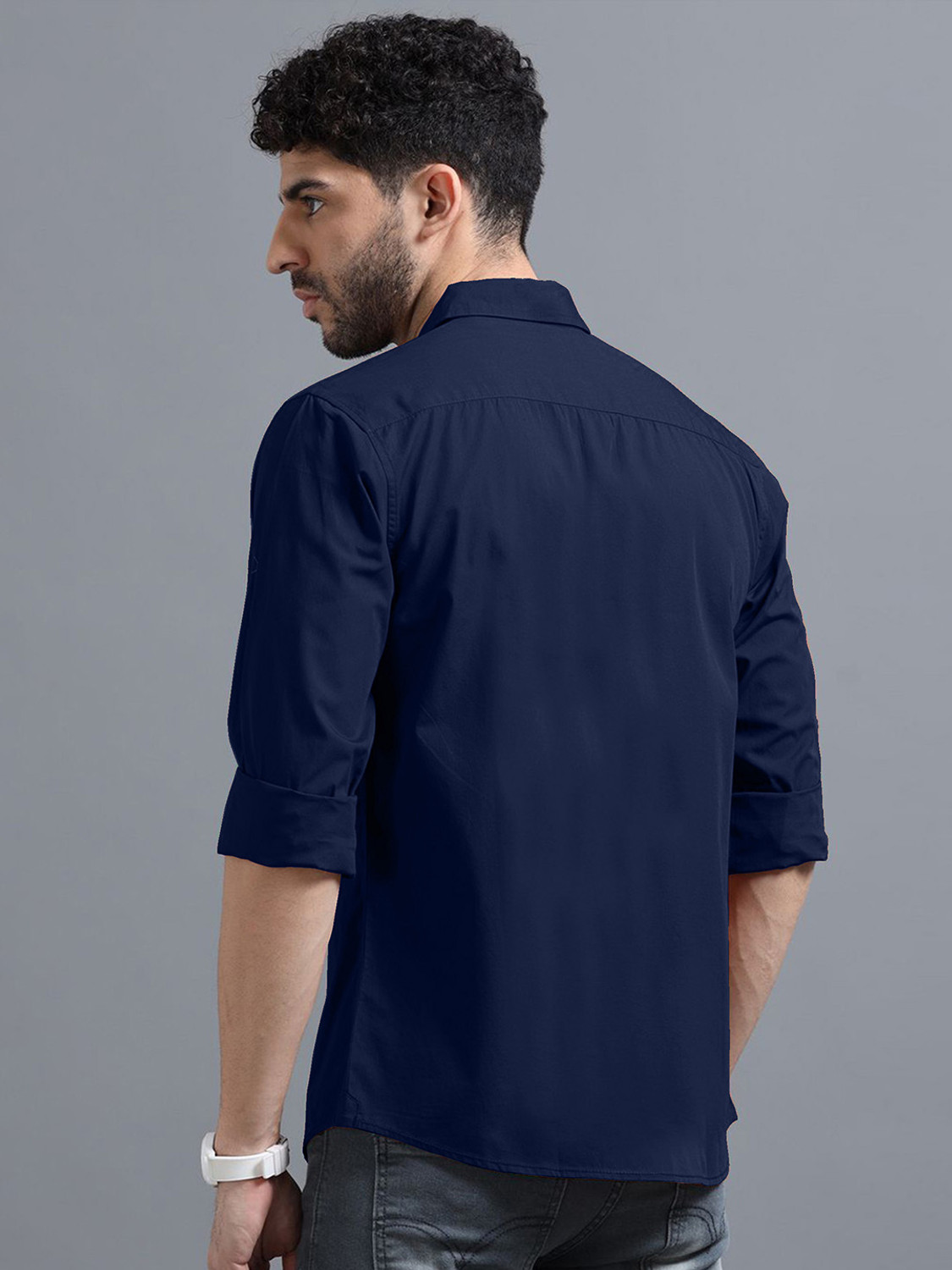 Image of METRONAUT Men Solid Casual Multicolor Shirt