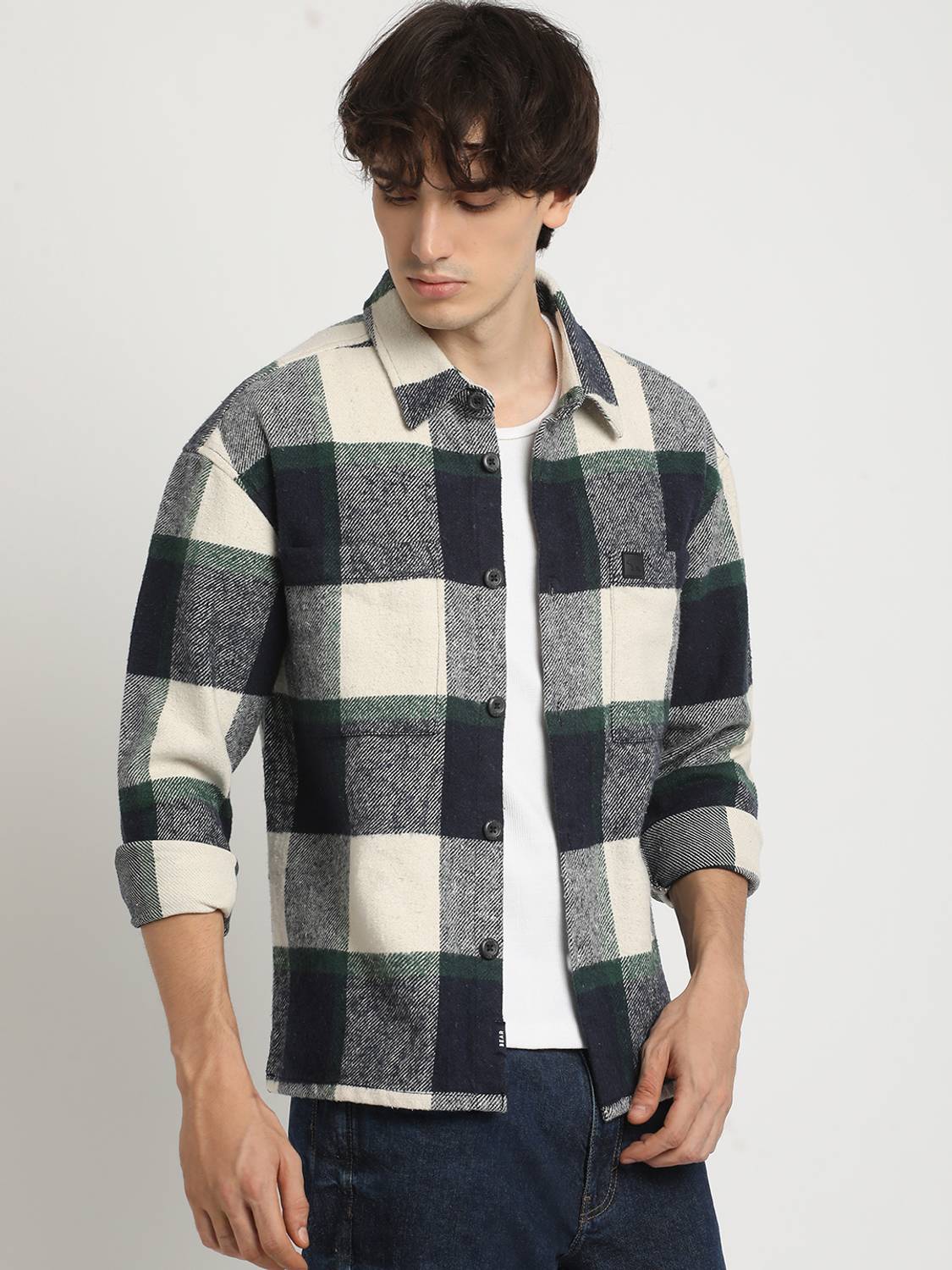 THE BEAR HOUSE Men Checkered Multicolor Shirt - Image 3