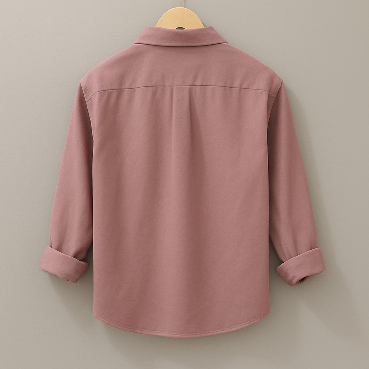 Image of MORLY Men Solid Casual Orange Shirt