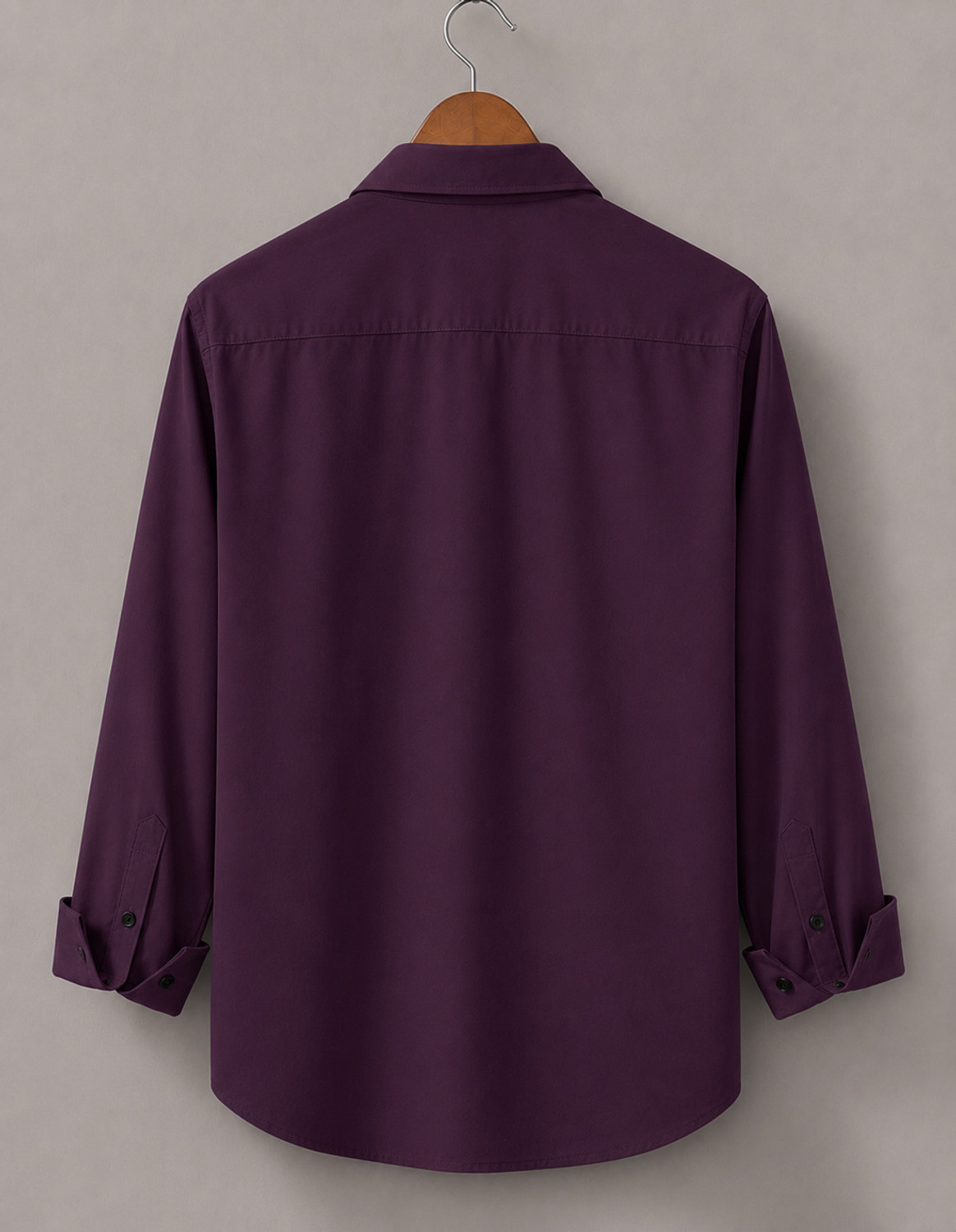 Image of mozero Men Solid Casual White, Purple Shirt