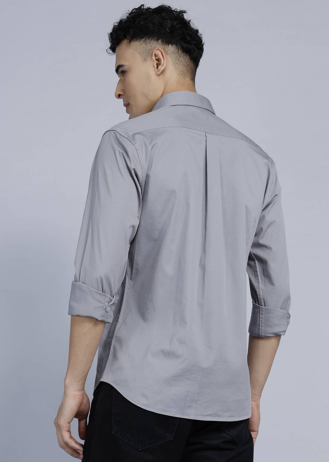 U.S. POLO ASSN. Men Grey Casual Shirt - Image 4