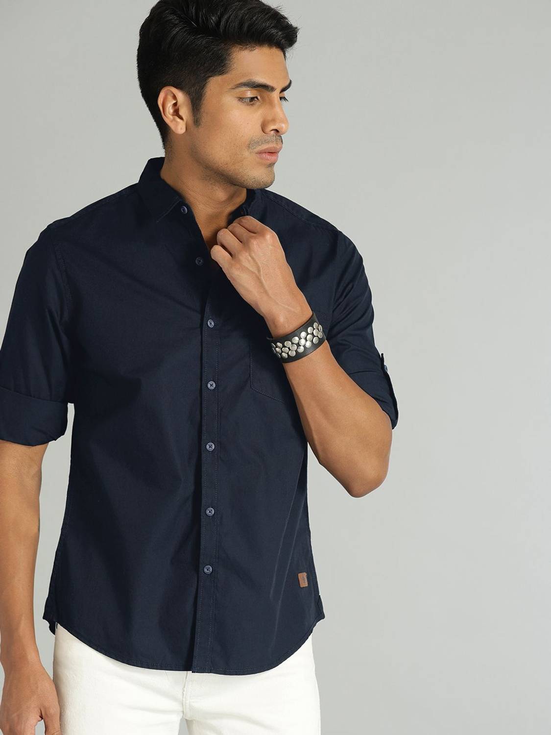 Roadster Men Blue Casual Shirt