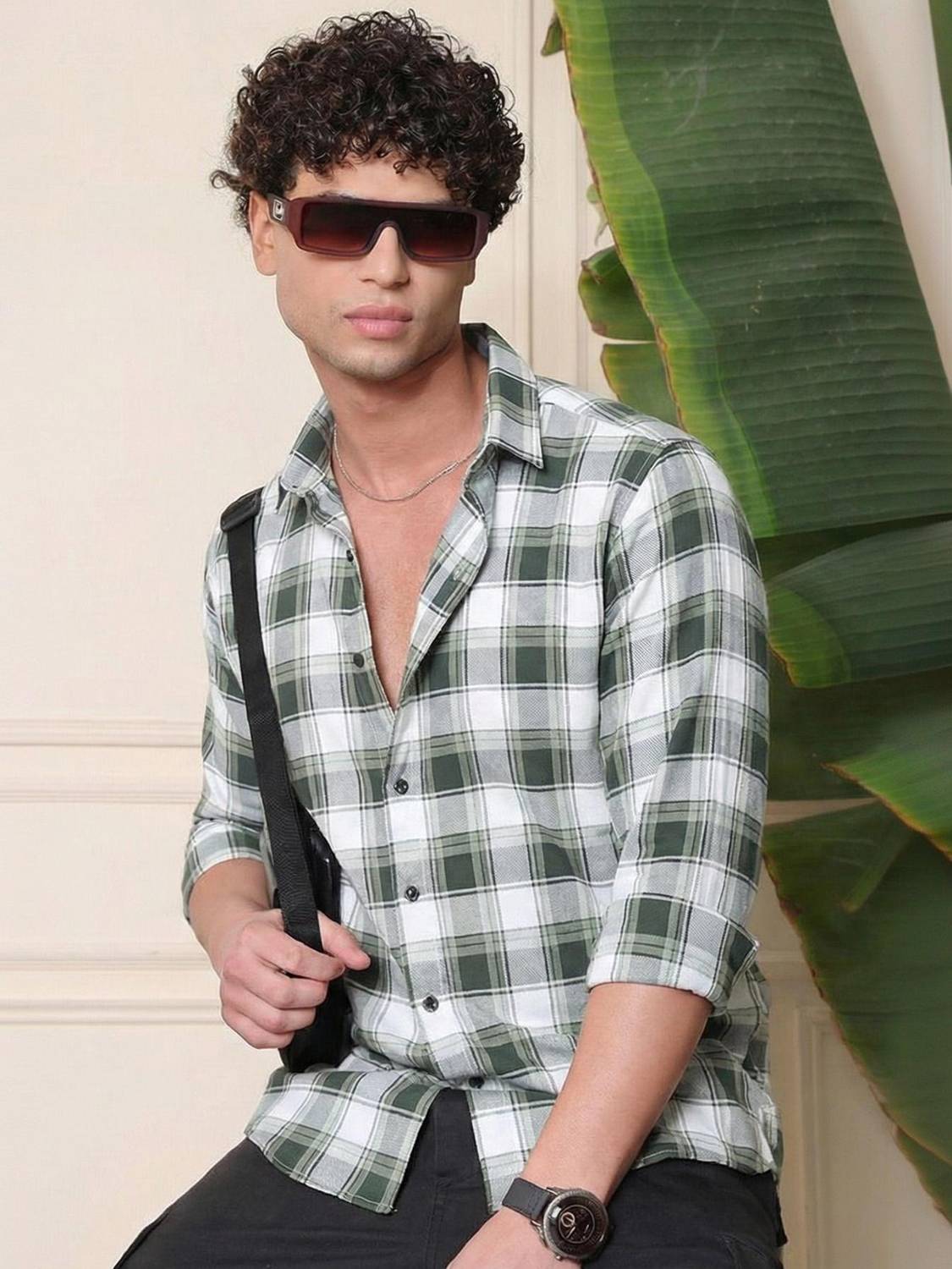 R.Code Men Checkered Multicolor Shirt - Image 1