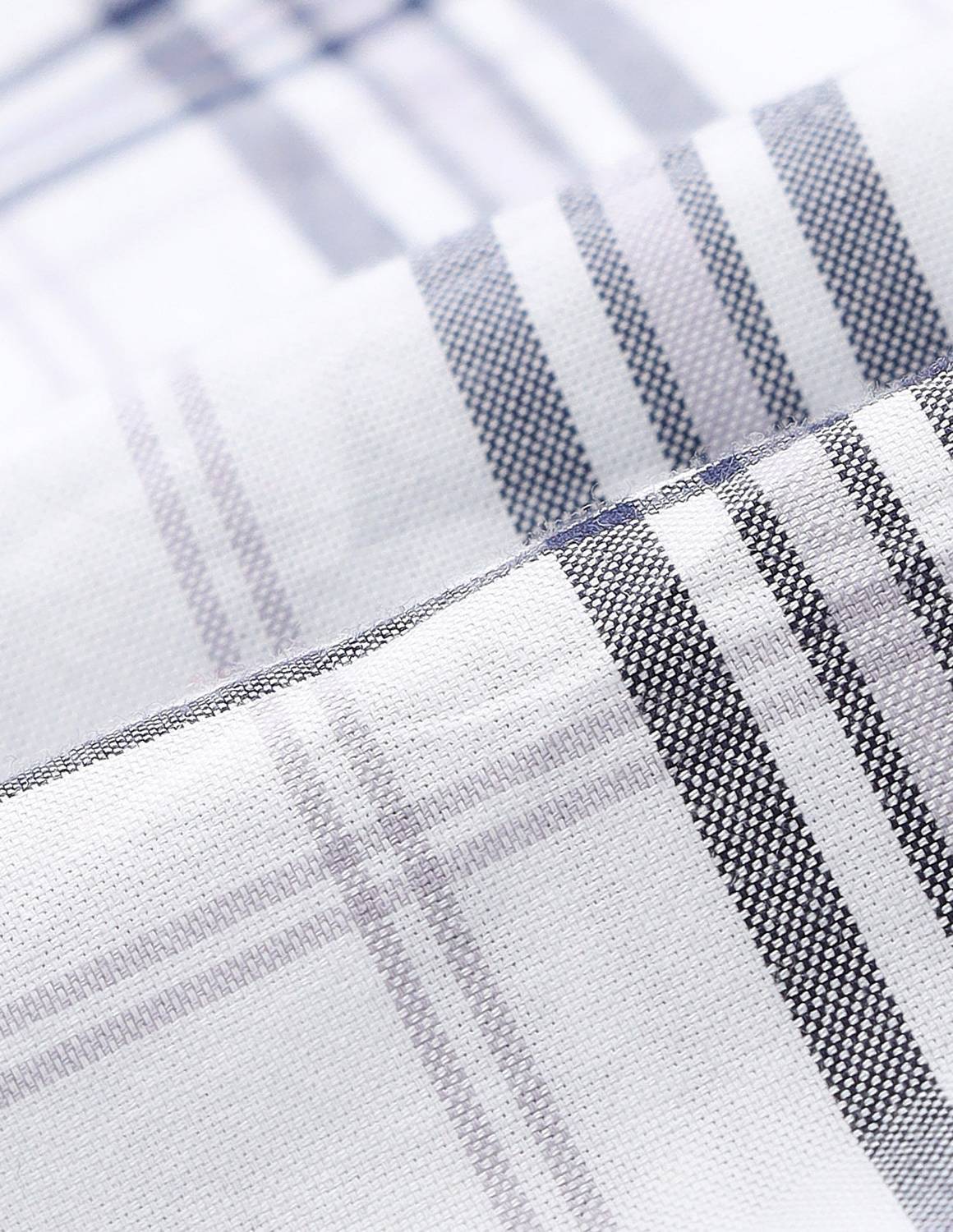 U.S. POLO ASSN. Men Checkered Casual White Shirt - Image 2