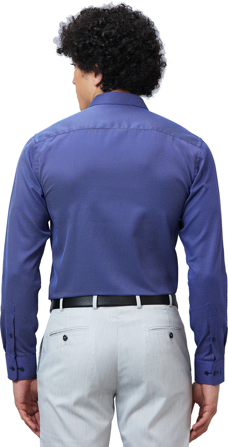 Image of PARK AVENUE Men Slim Fit Checkered Formal Shirt