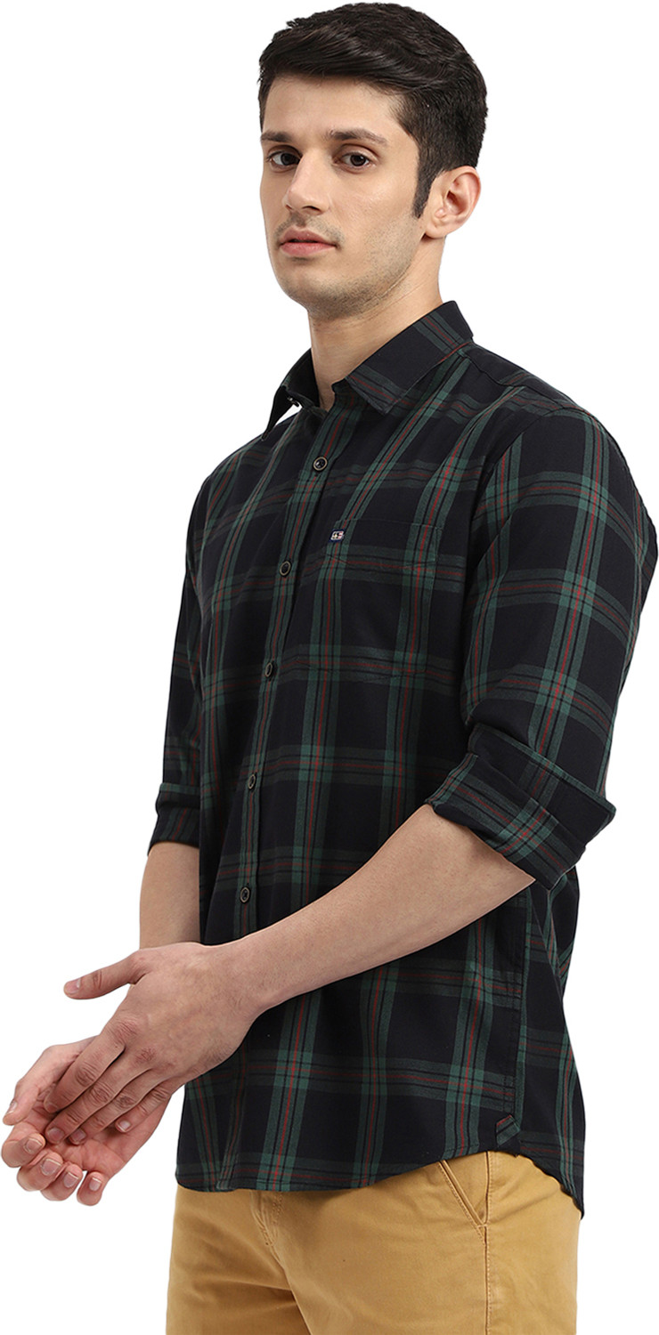 Image of Arrow Sport Men Checkered Casual Multicolor Shirt