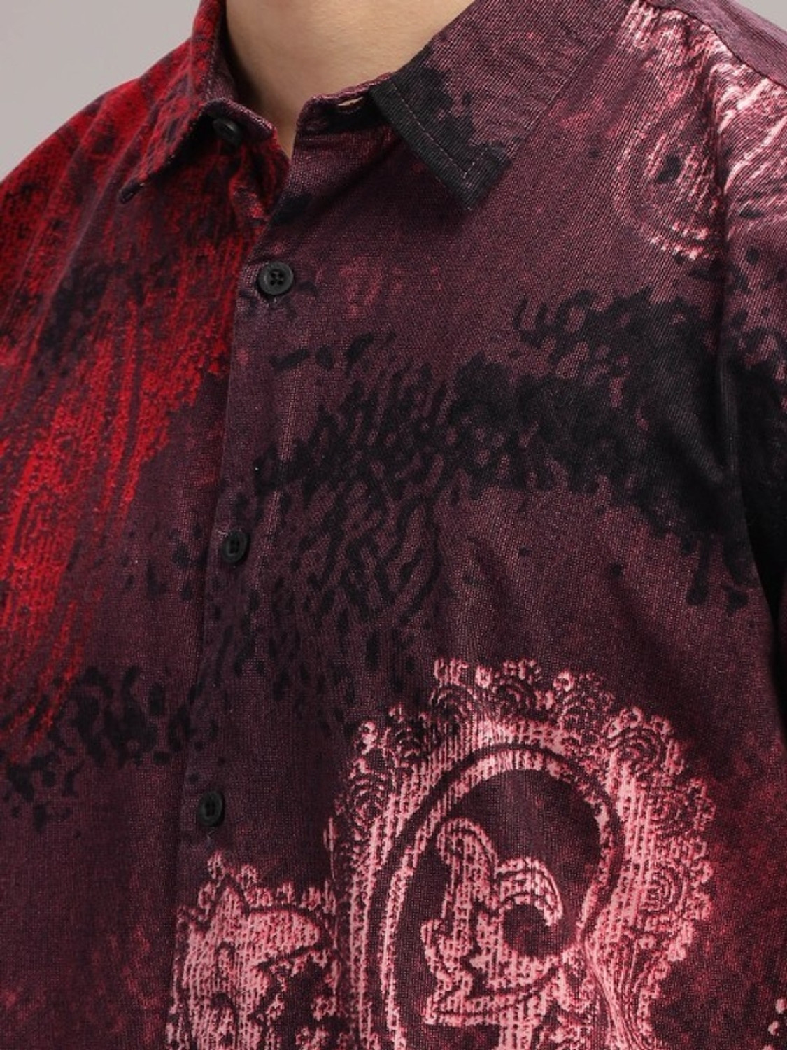 Image of DapperMan Men Printed Casual Multicolor Shirt