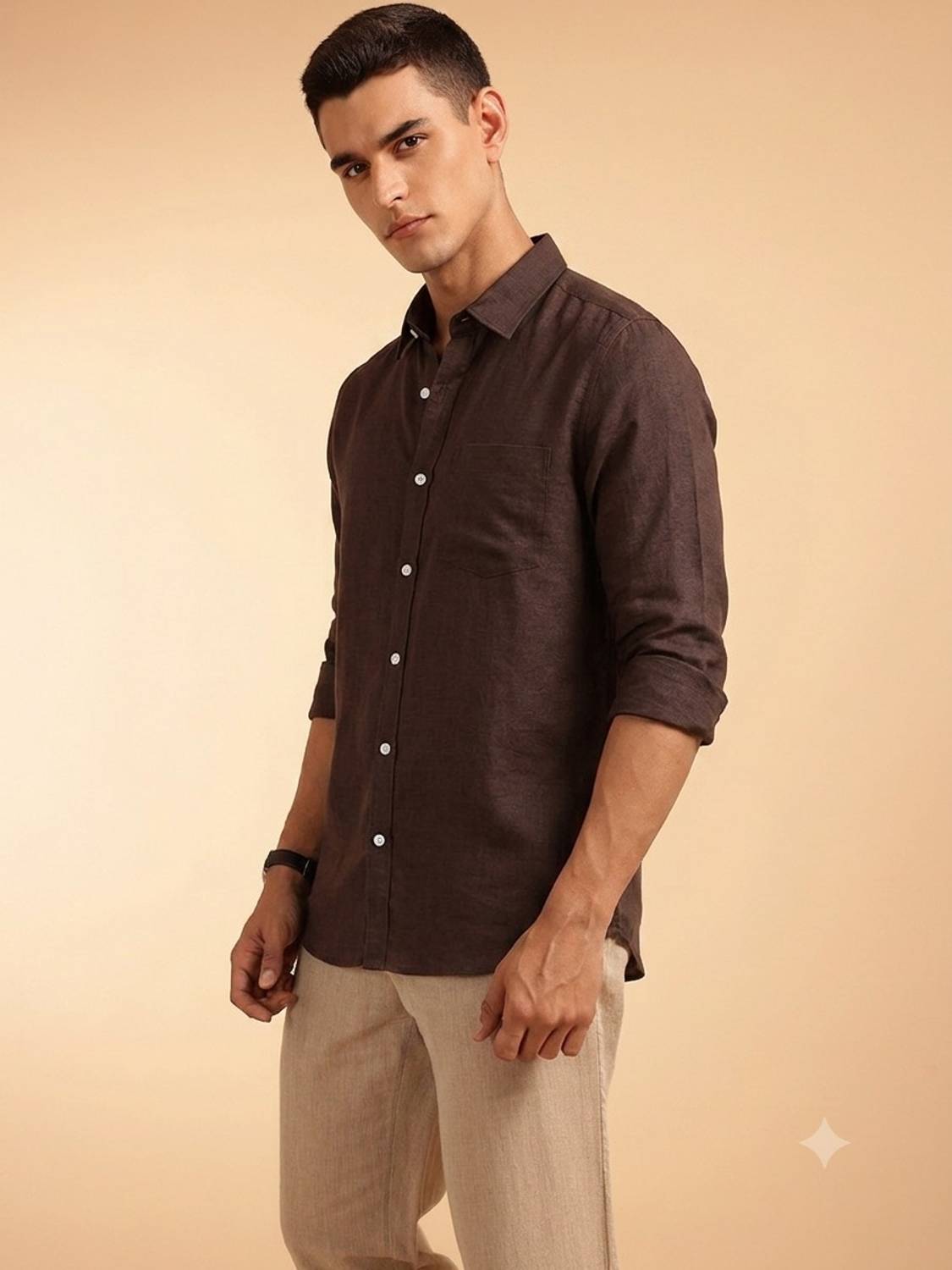 Roadster Men Brown Casual Shirt - Image 4