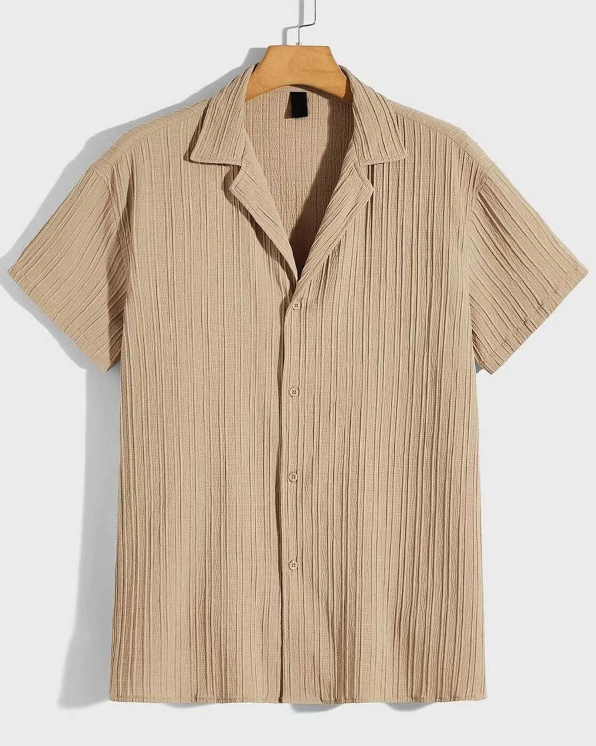 BlueMatrix Men Regular Fit Solid Spread Collar Casual Shirt