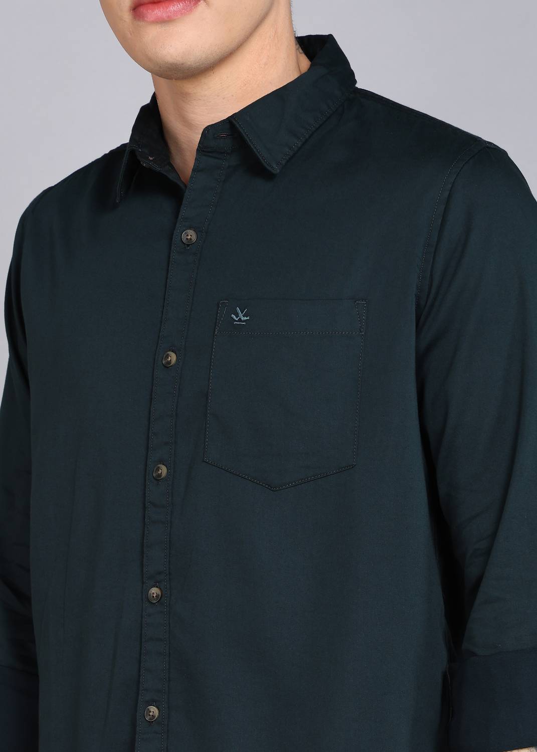 WROGN Men Green Casual Shirt - Image 4