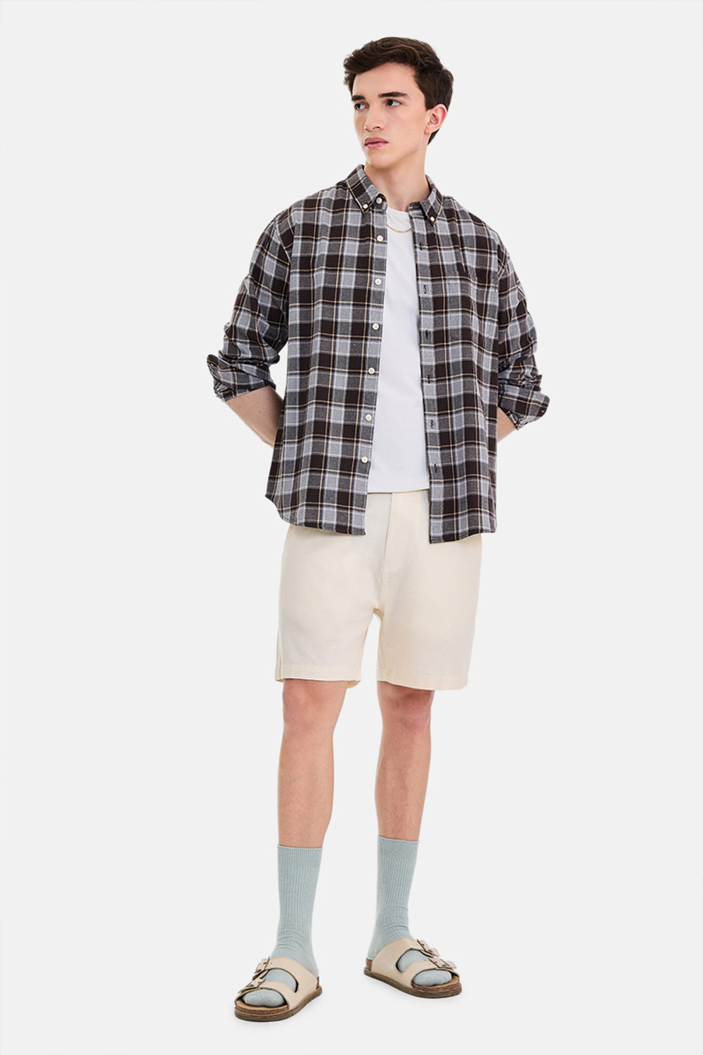 Image of Snitch Men Checkered Casual Multicolor Shirt