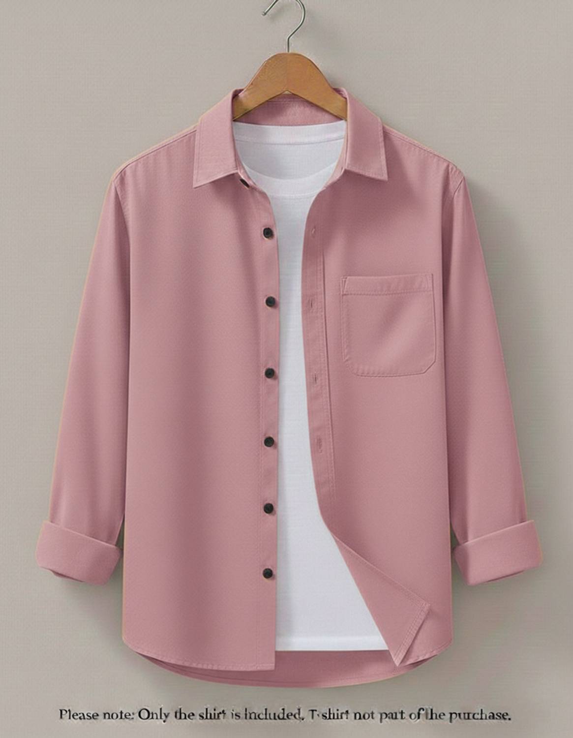 VebNi Men Pink Casual Shirt - Image 3