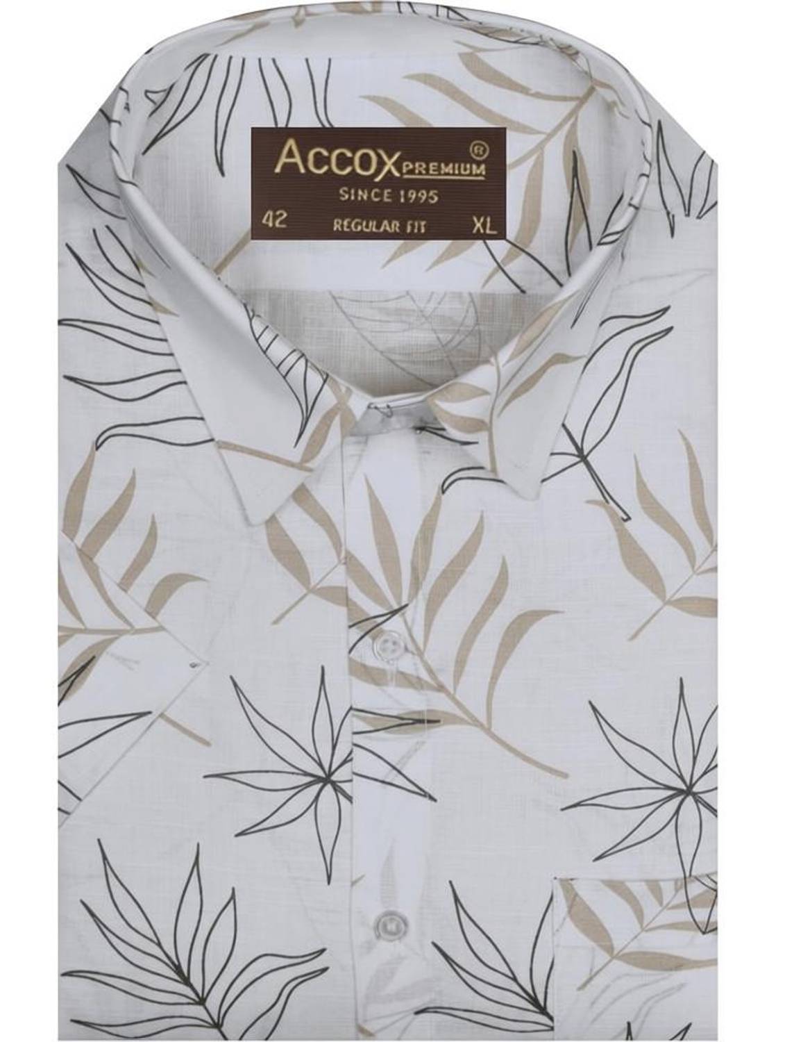 ACCOX Men Printed Formal Multicolor Shirt