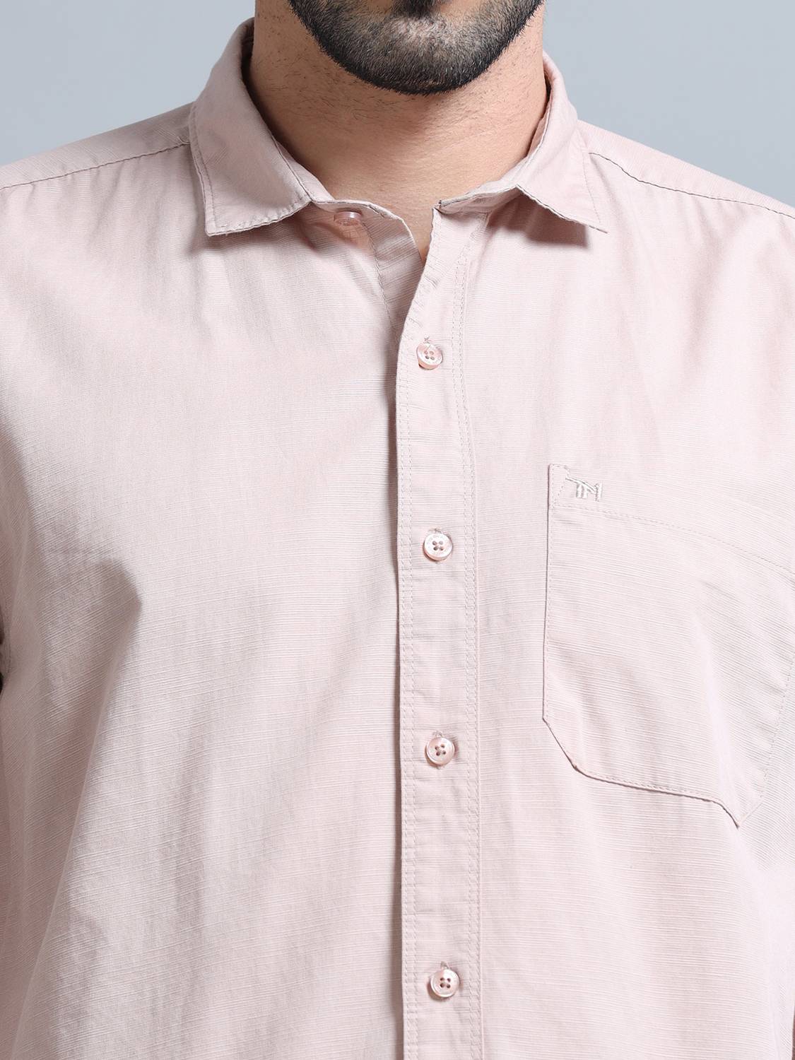 Tom Mackler Men Beige Casual Shirt - Image 5