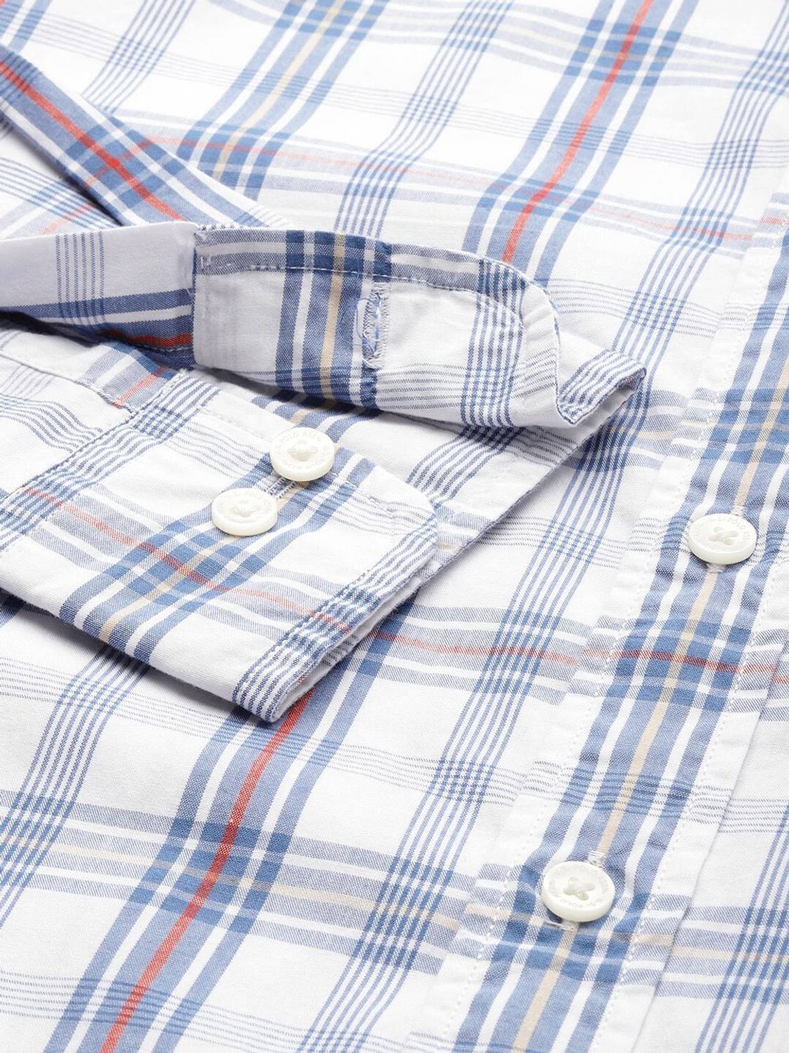 U.S. POLO ASSN. Men Solid Casual White Shirt - Image 3