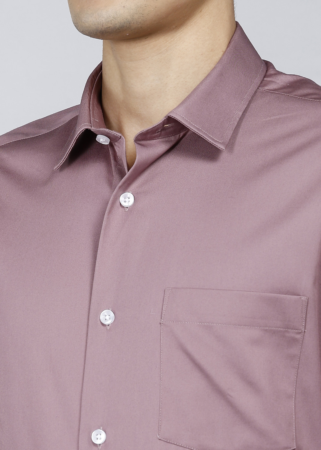 Image of Blackberrys Men Self Design Formal Purple Shirt