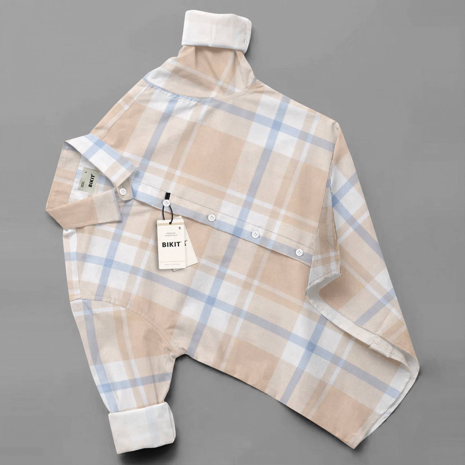 BIKIT Men Checkered Multicolor Shirt - Image 1