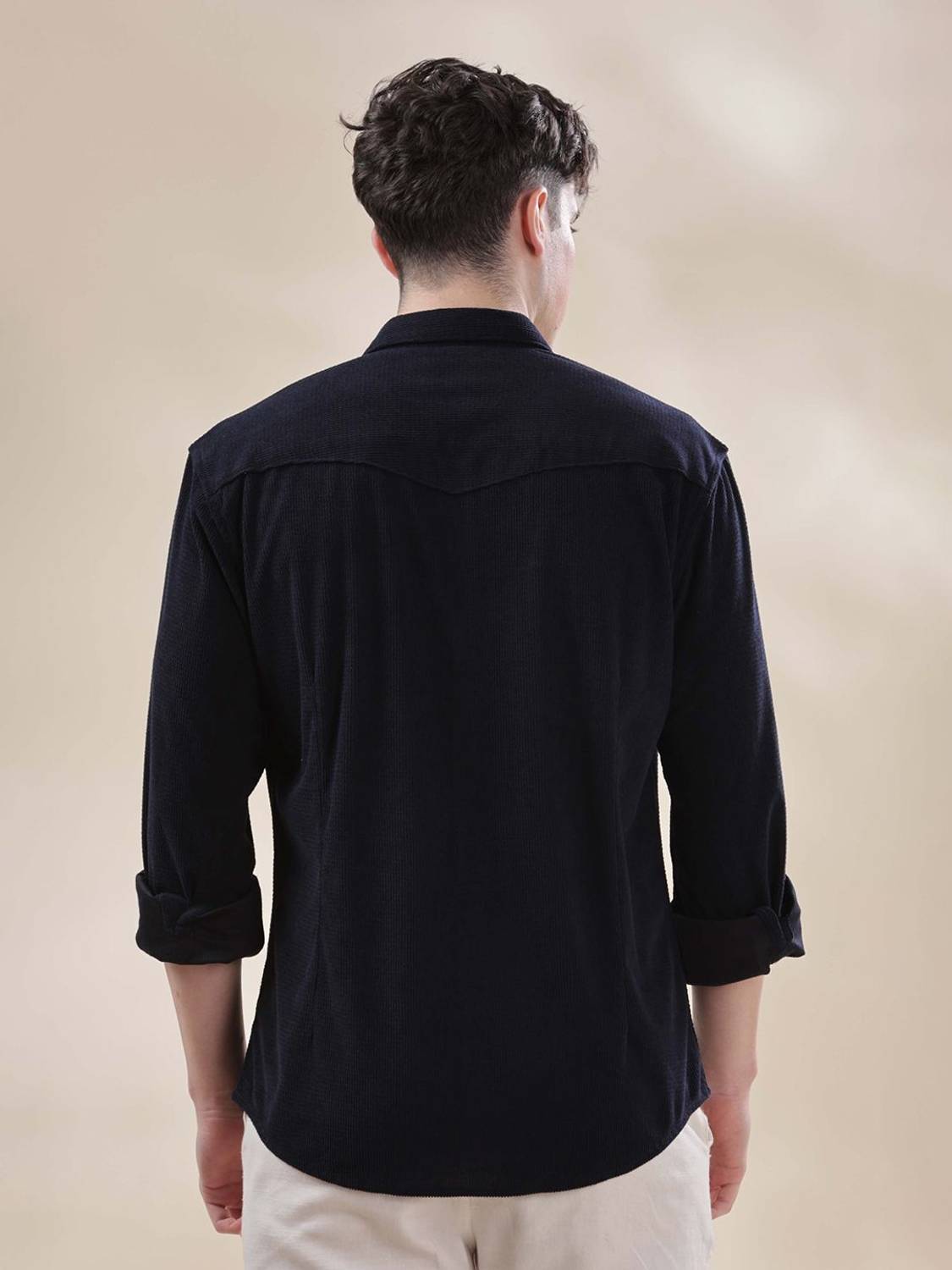 HERE&NOW Men Blue Casual Shirt - Image 2