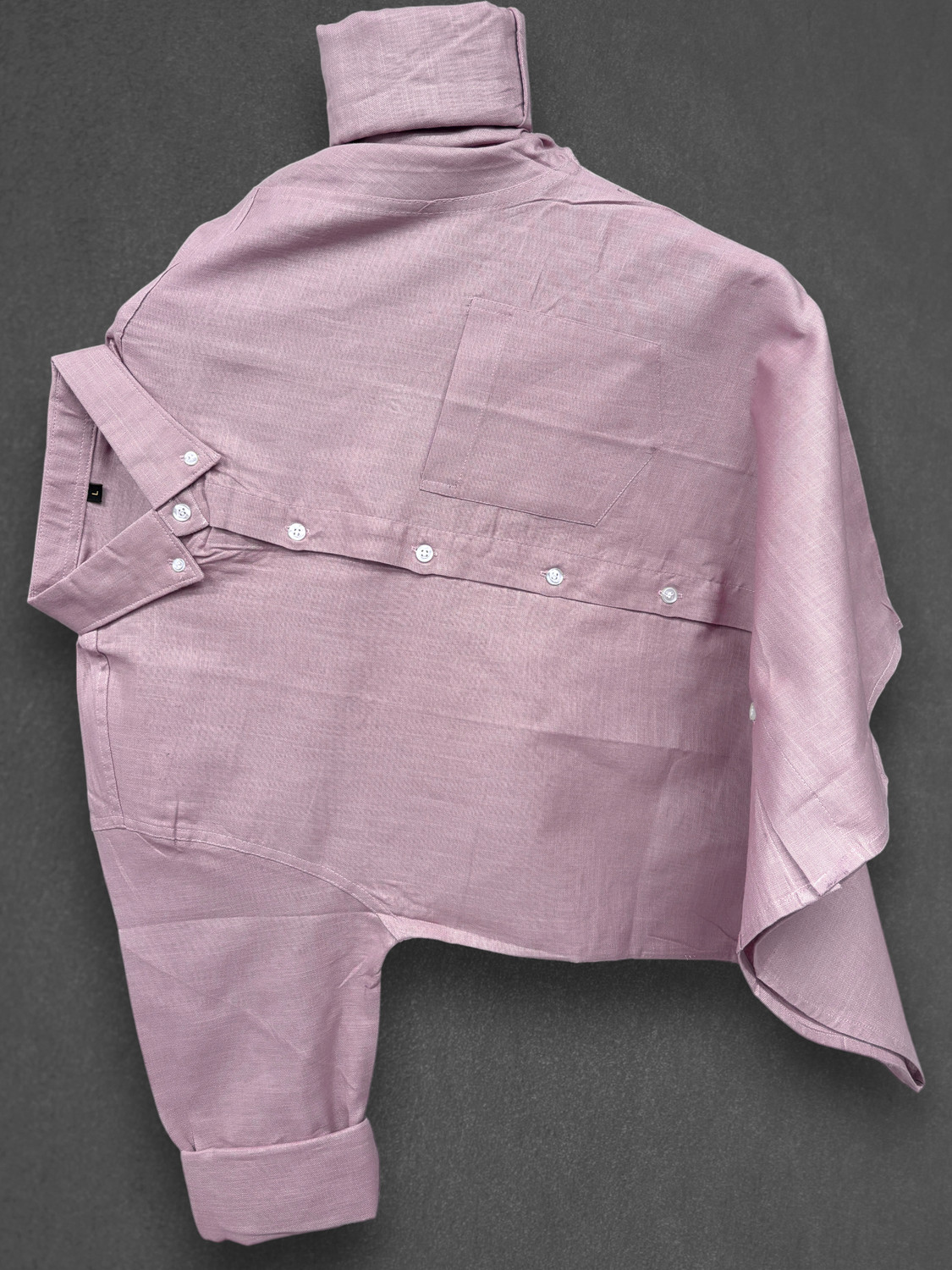 Image of METRONAUT Men Solid Casual Pink Shirt