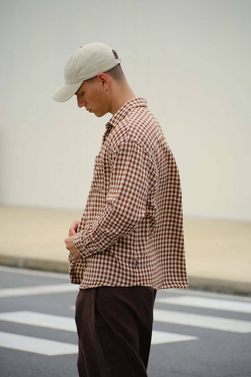 Bonkers Corner Men's Relaxed Fit Checkered Casual Shirt - Image 4