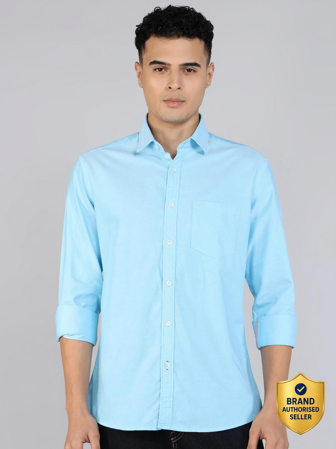 Image of KILLER OXFORD Men Slim Fit Solid Casual Shirt